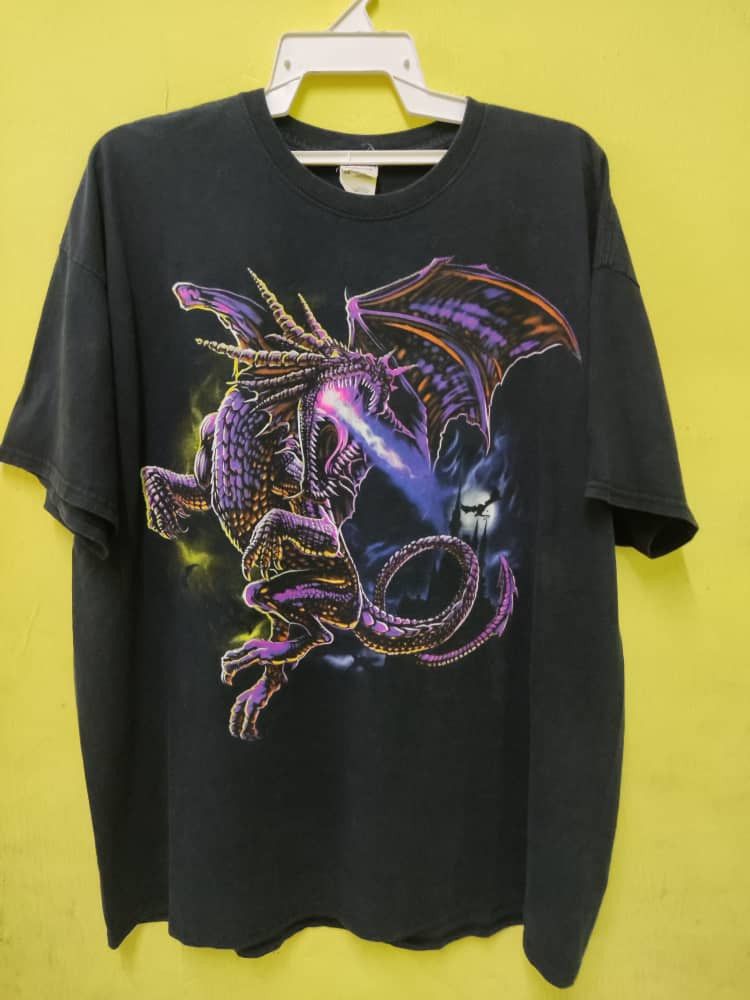 Jerzees Vintage Dragon night mare Size US L / EU 52-54 / 3 - 9 Thumbnail