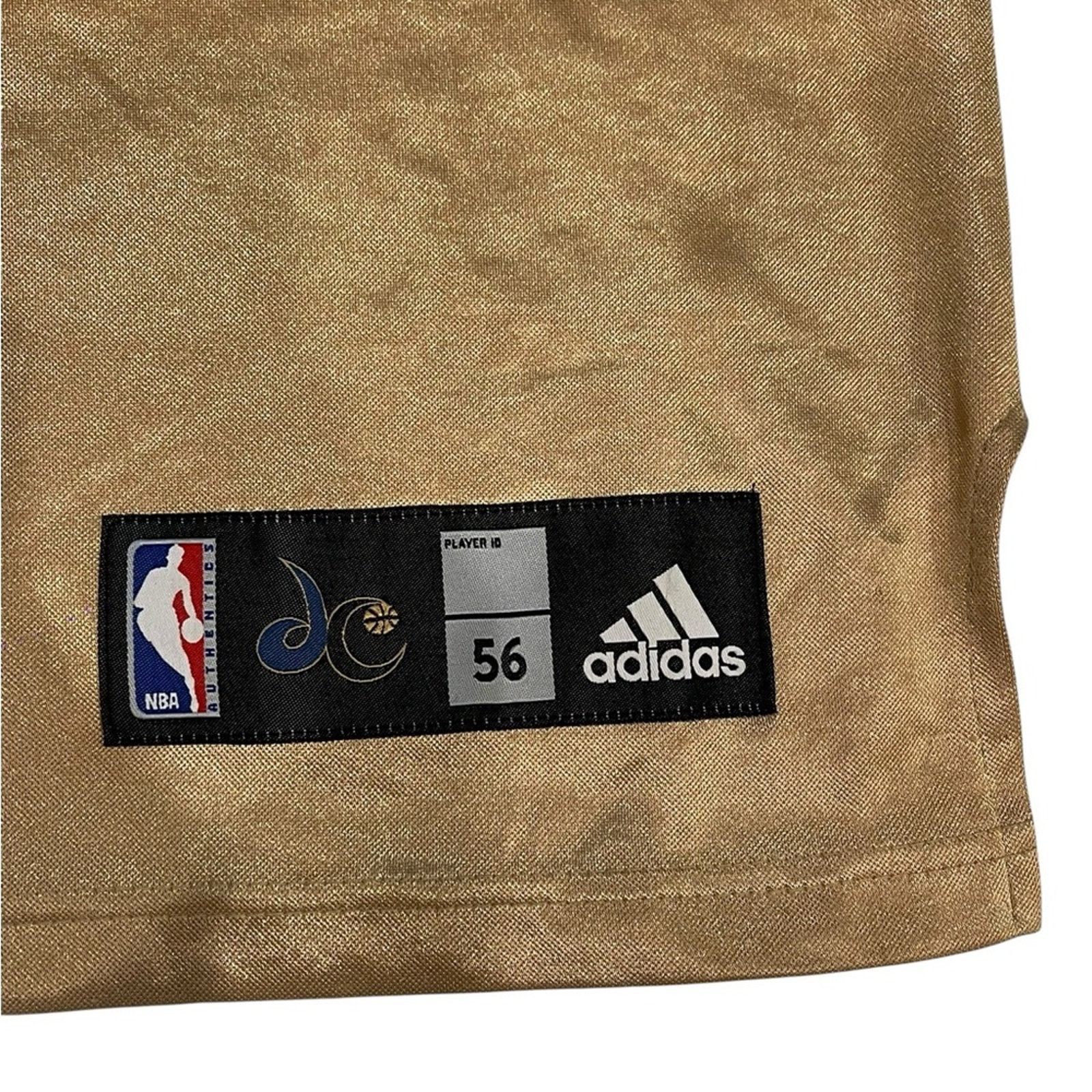 Adidas Washington Wizards Adidas Gold Arenas #11 N.HEWITT Jersey 56 Size US XL / EU 56 / 4 - 7 Thumbnail