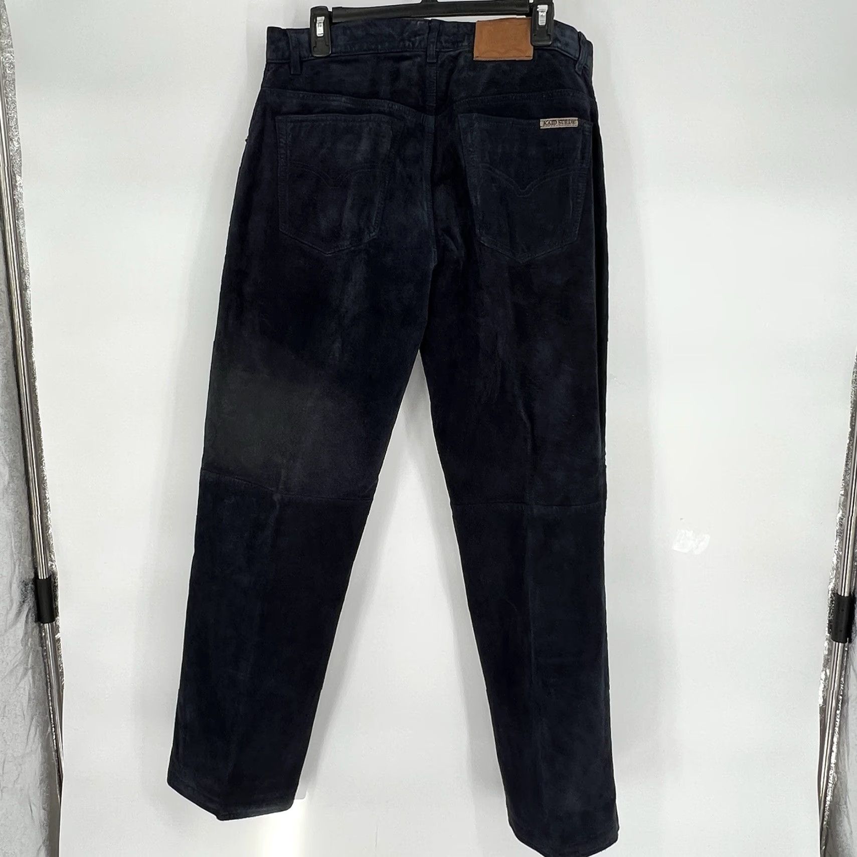 Equipment Kaid Equipment Suede Pants Men 36x30 Blue Size US 36 / EU 52 - 6 Thumbnail