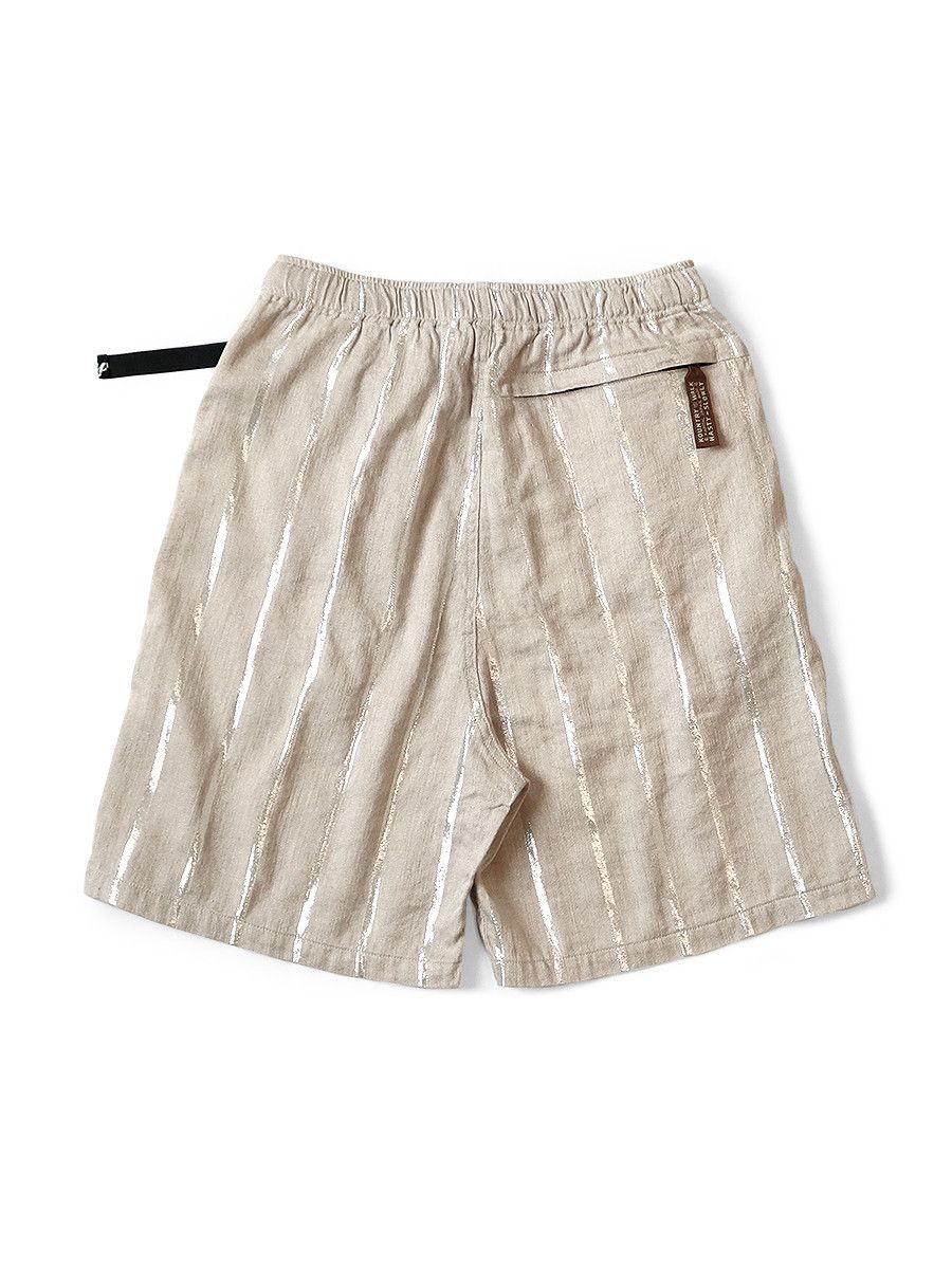 Kapital Kapital Linen glitter Phillies Striped Shorts Size US 34 / EU 50 - 2 Thumbnail
