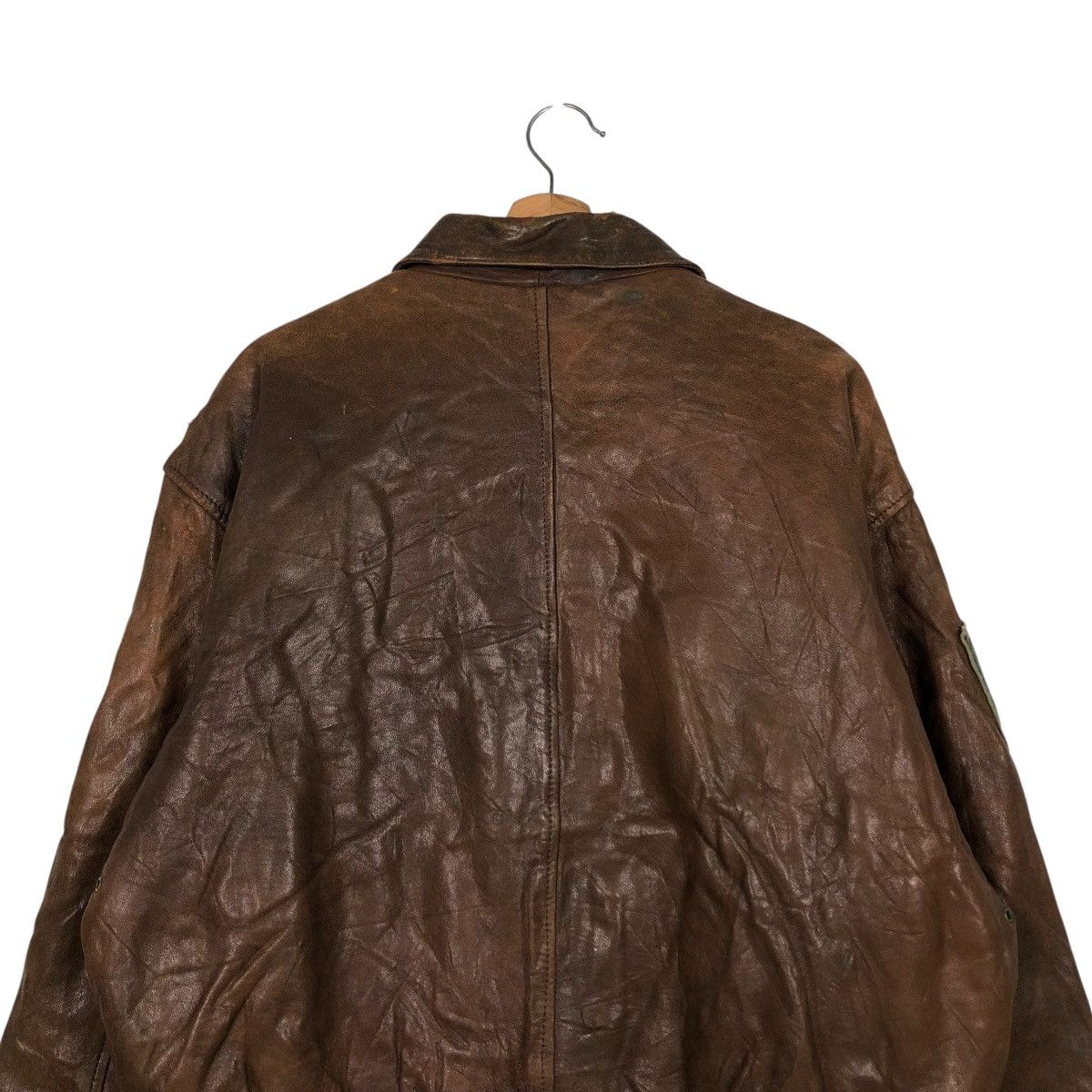 Avirex 🔥VINTAGE AVIREX GENUINE LEATHER JACKET AMERICAN CLASSIC USA Size US M / EU 48-50 / 2 - 12 Thumbnail