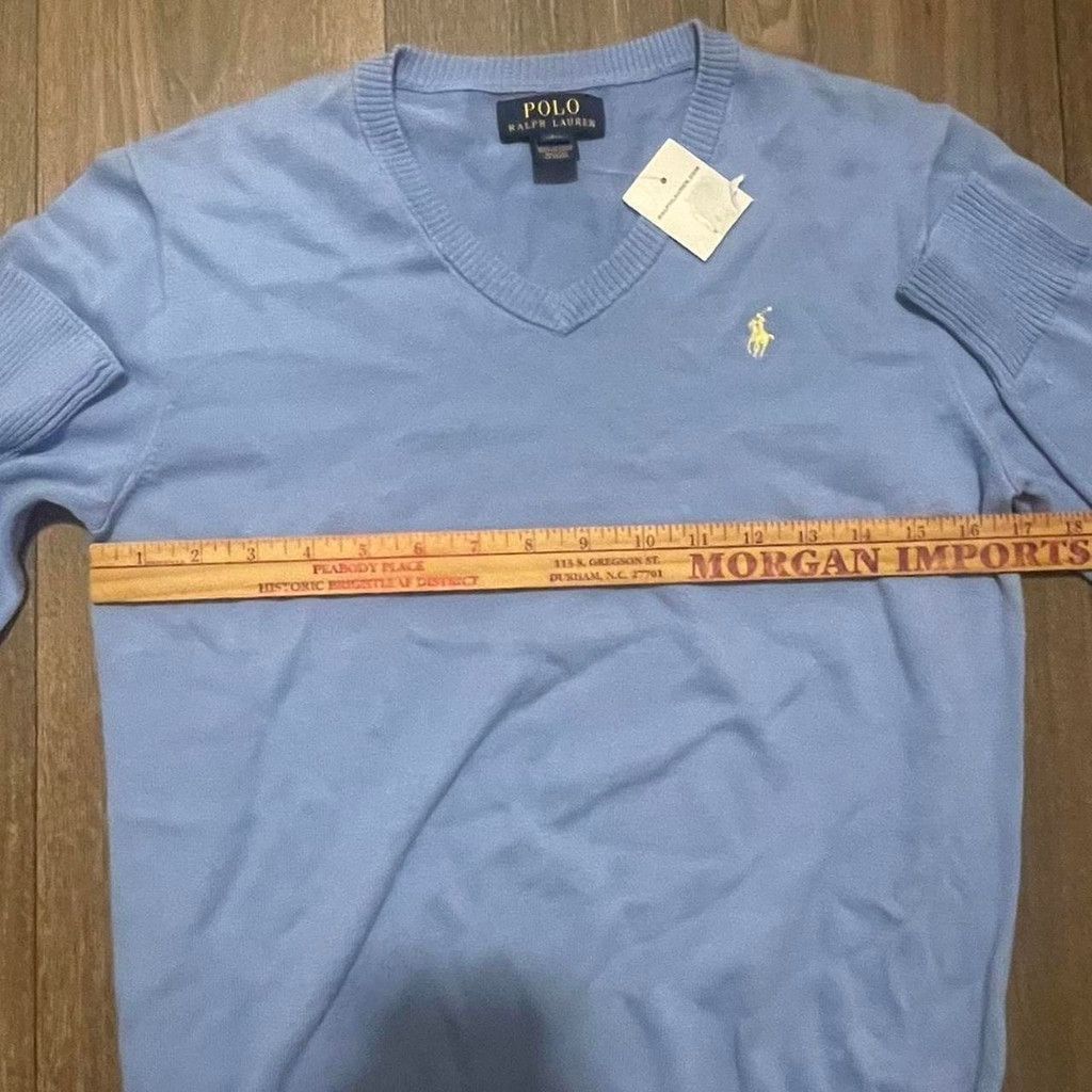 Polo Ralph Lauren Polo Ralph Lauren V-neck sweater w/tags size L in children Size XS / US 0-2 / IT 36-38 - 3 Thumbnail