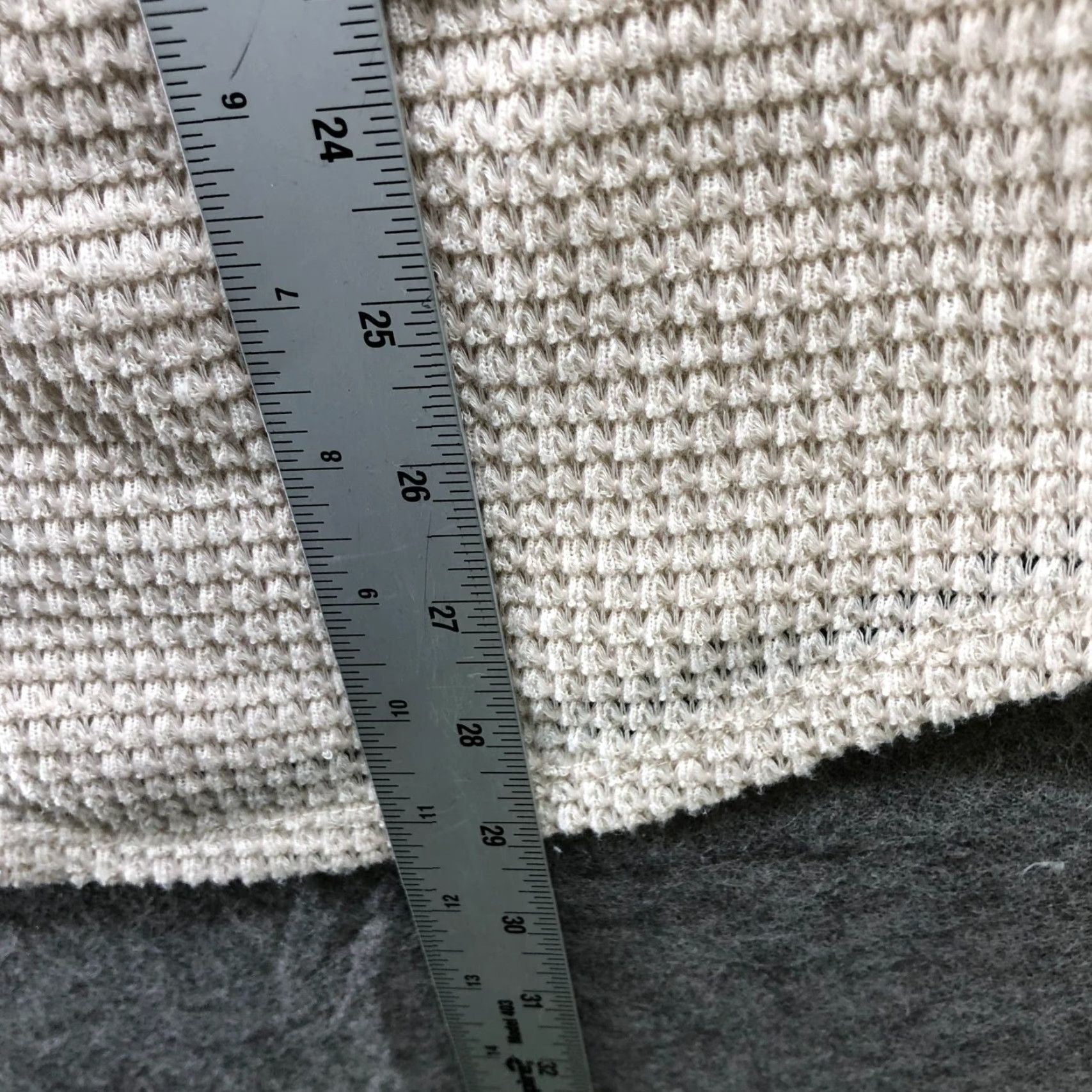 Vintage Manfinity Linen Blend Shirt Mens L Beige Short Sleeve Knit Front Resort Vacation Shirt Size US L / EU 52-54 / 3 - 8 Thumbnail