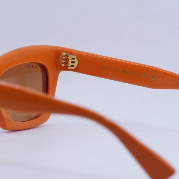 Gucci 🕶️ New Gucci GG1773S 004 Sunglasses - Orange Frame Size ONE SIZE - 8 Thumbnail
