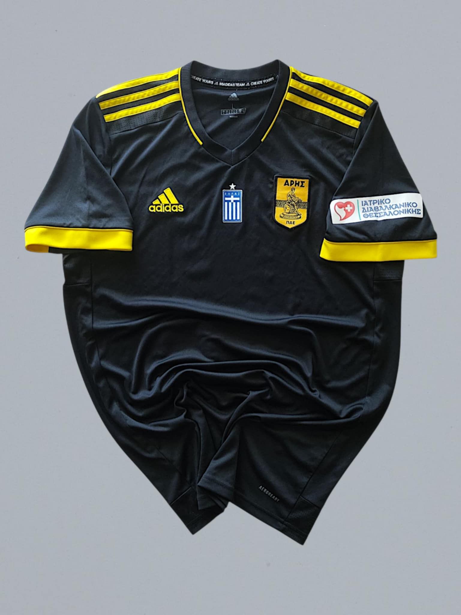 2021/22 Aris Thessaloniki x Adidas Away Shirt #17–Mens Large