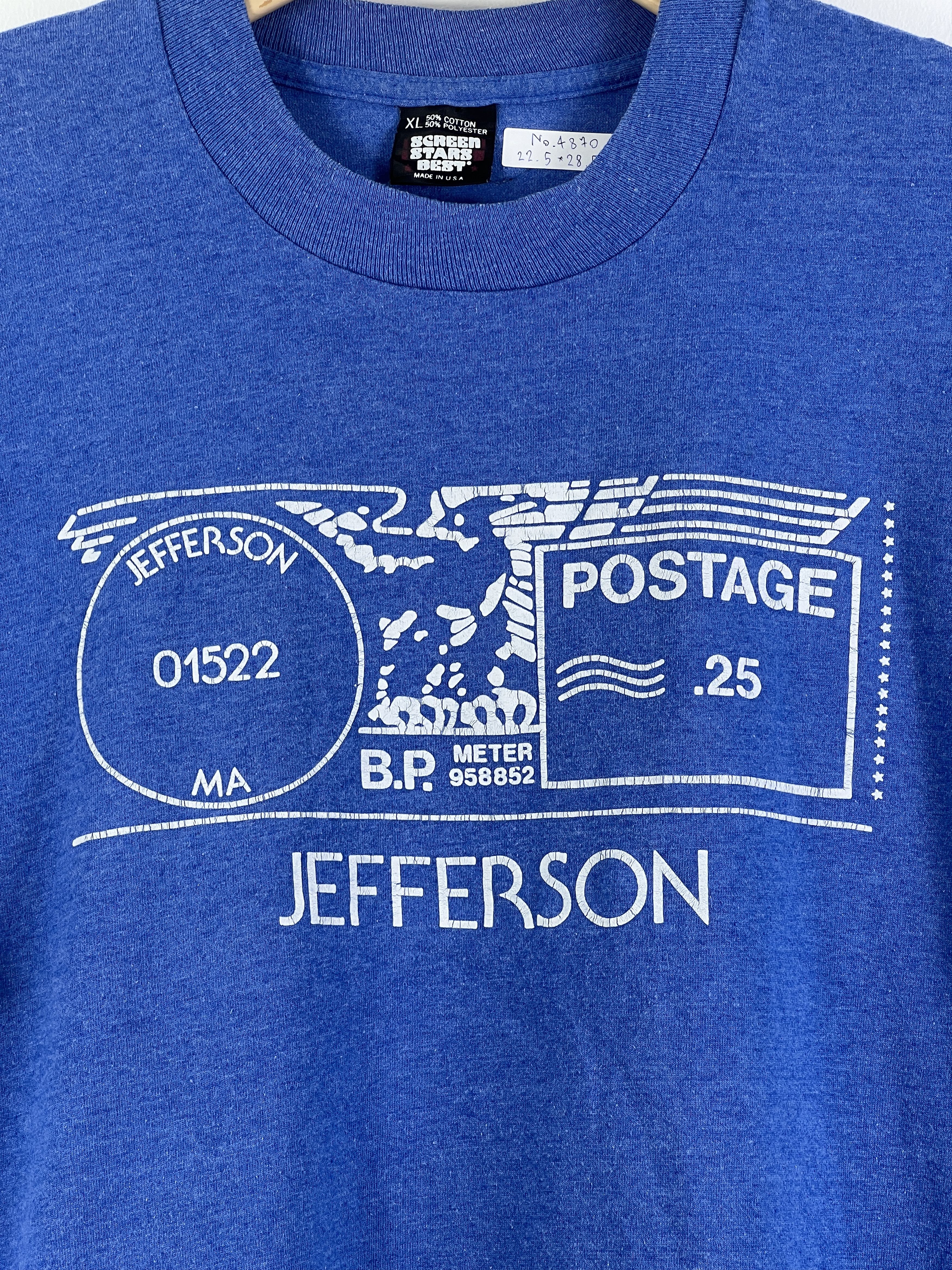 Vintage No.4870 Vintage 90s Jefferson Post Office Graphic Tee (XL) Size US XL / EU 56 / 4 - 2 Thumbnail