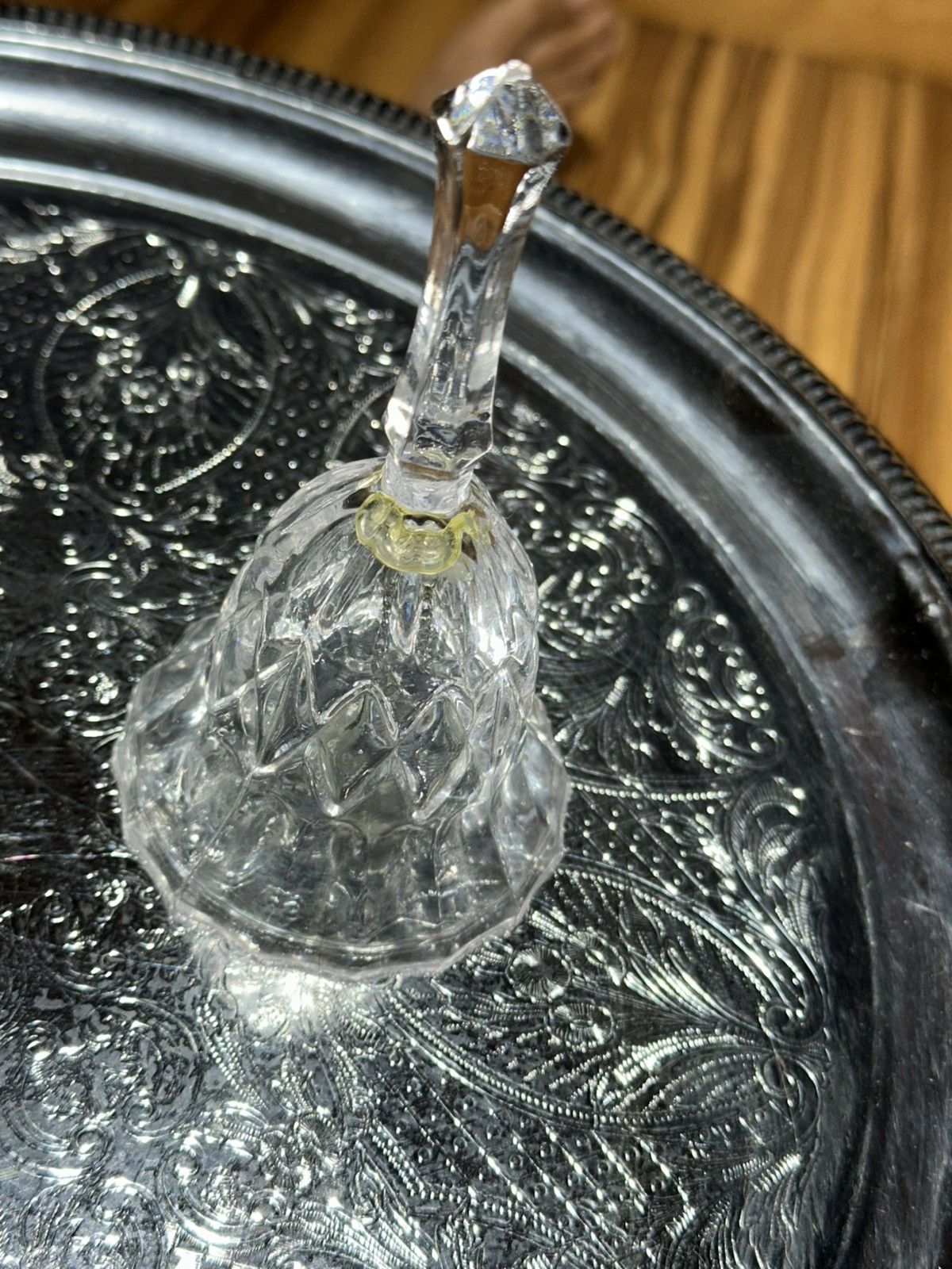 Other Vintage Elegant Clear Glass Bell Size ONE SIZE - 5 Thumbnail