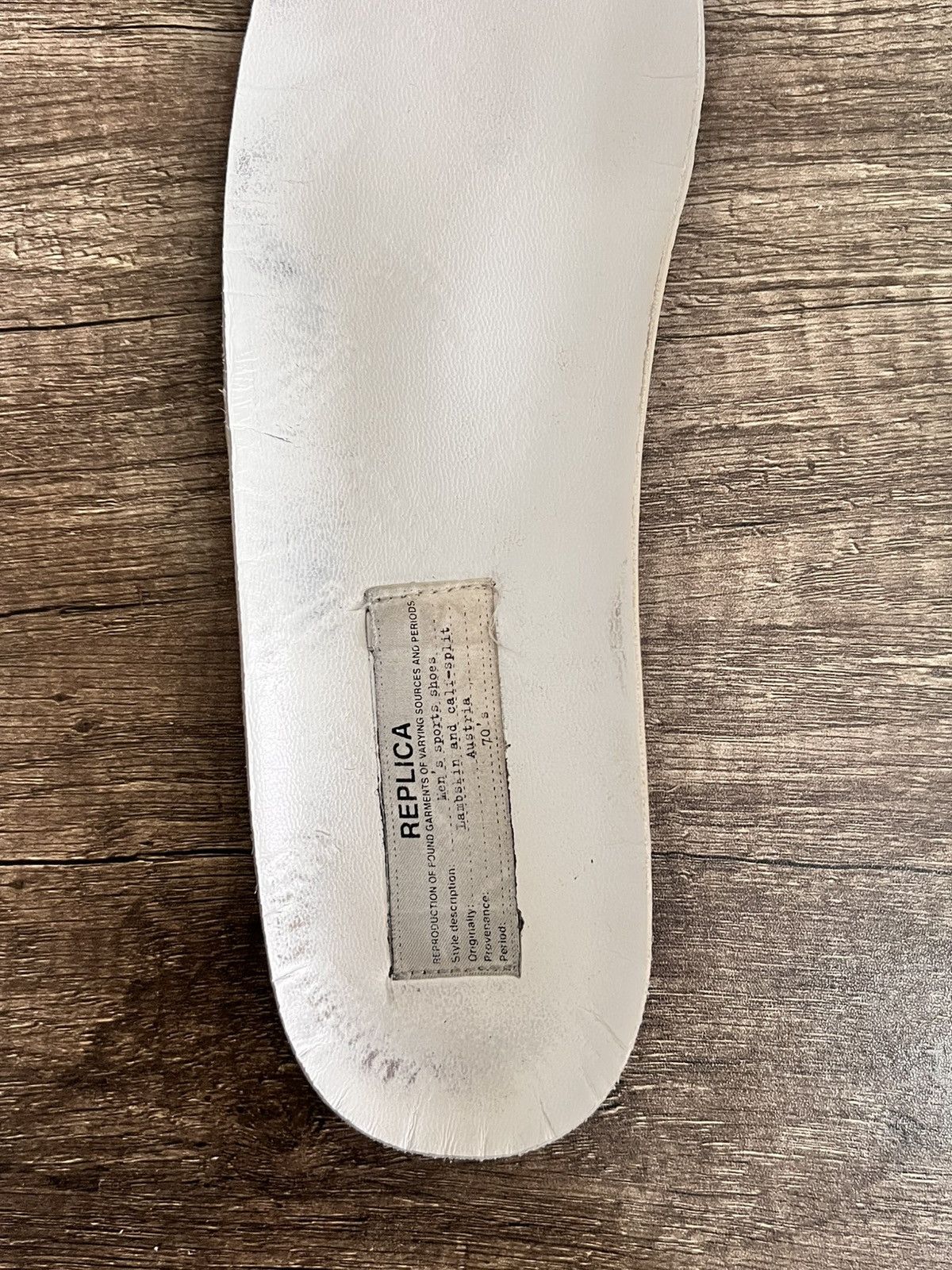 Maison Margiela Paint Splatter Gats White/Blue Size US 10.5 / EU 43-44 - 11 Thumbnail