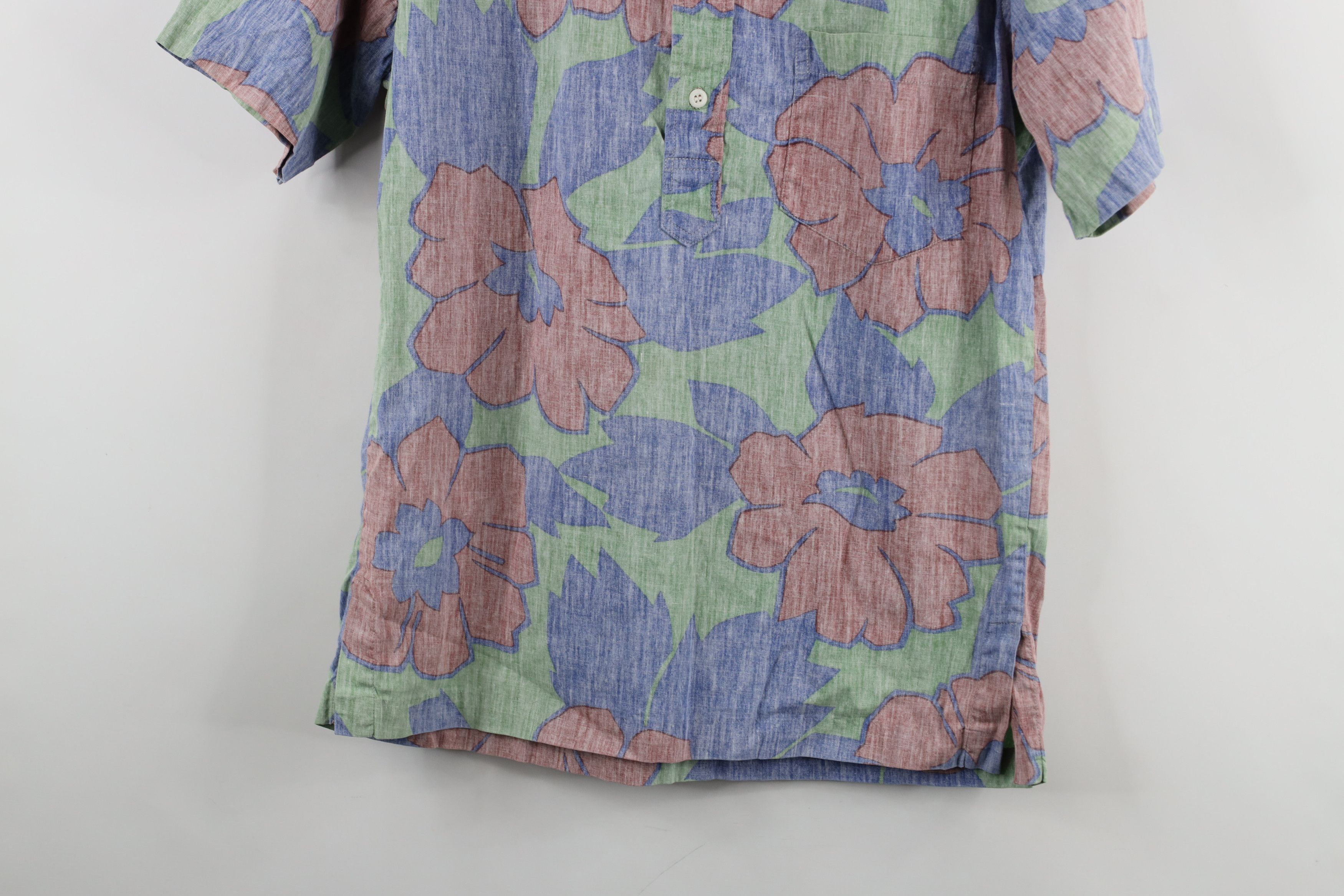 Vintage Vintage 90s Reyn Spooner Flower Button Down Polo Shirt USA Size US S / EU 44-46 / 1 - 3 Thumbnail