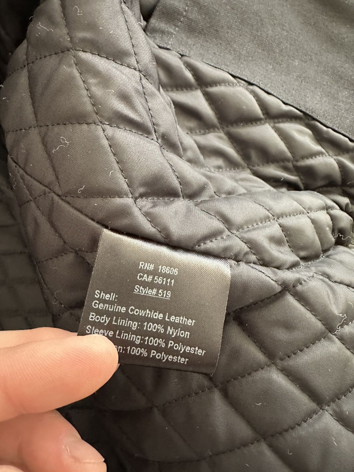 Schott 519 Pebbled Cowhide 'One Star' Perfecto Motorcycle Jacket Size US M / EU 48-50 / 2 - 14 Thumbnail