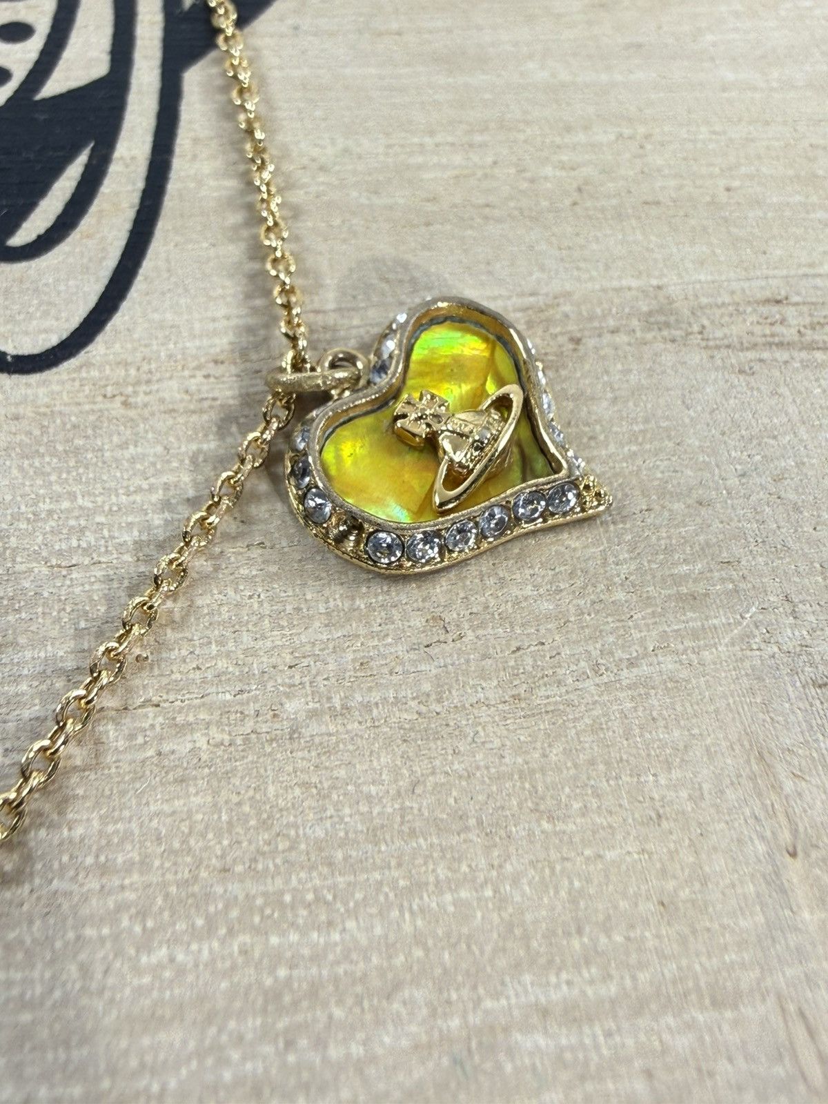 Vivienne Westwood Vivienne Westwood Petra Heart Pendant Necklace In Gold Size ONE SIZE - 9 Thumbnail