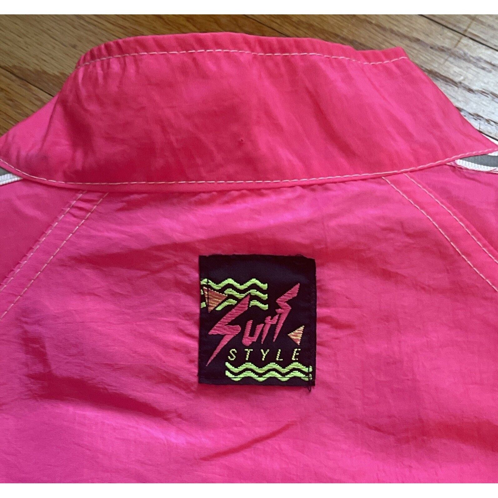 Other Vintage 90s XL Surf Style Unisex Neon Pink Pullover Windbrea Size US XL / EU 56 / 4 - 11 Thumbnail
