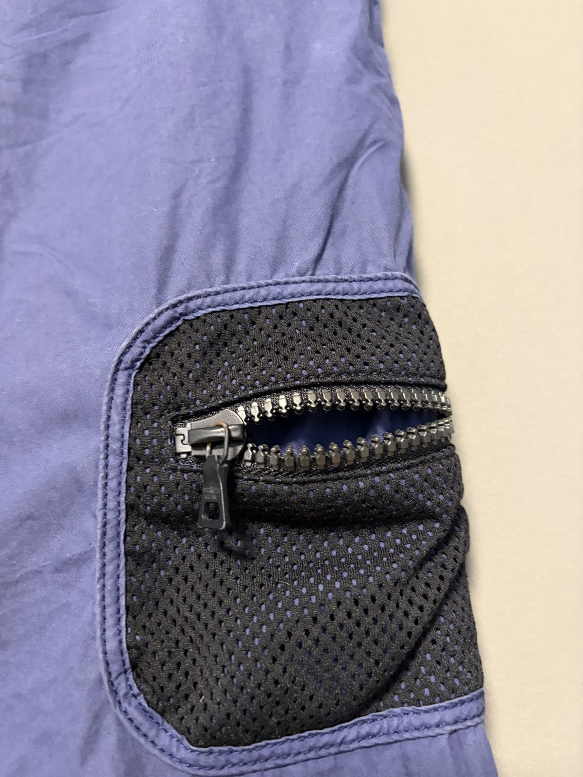 Prada Prada Blue Nylon Light Cargo Shorts Size US 30 / EU 46 - 11 Thumbnail