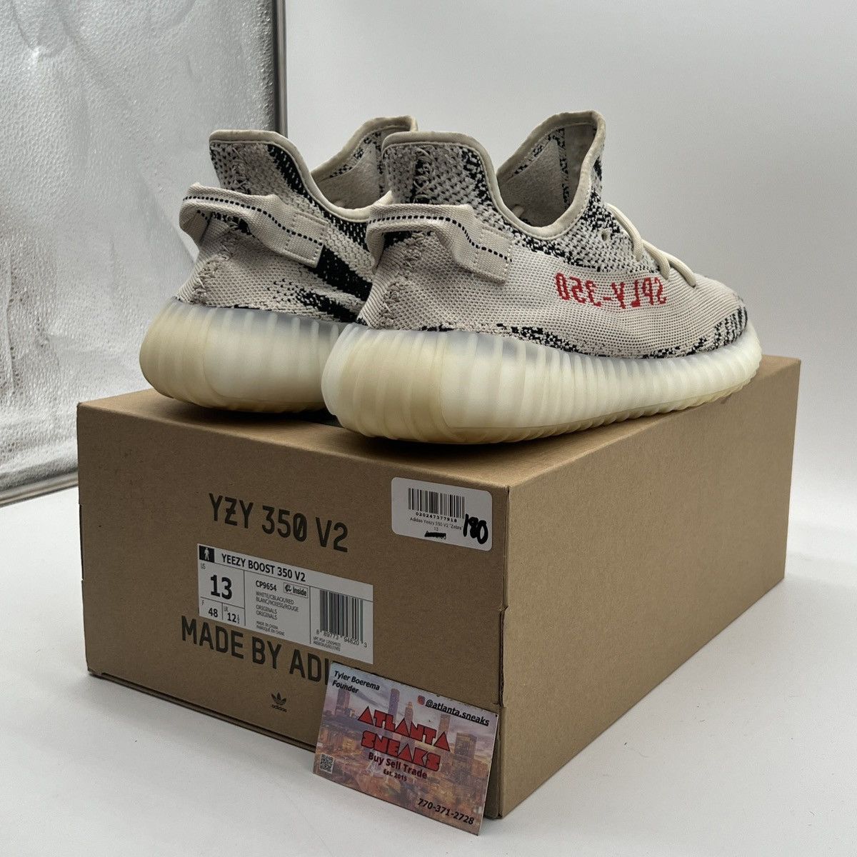 Adidas Yeezy boost 350 zebra Size US 13 / EU 46 - 5 Thumbnail