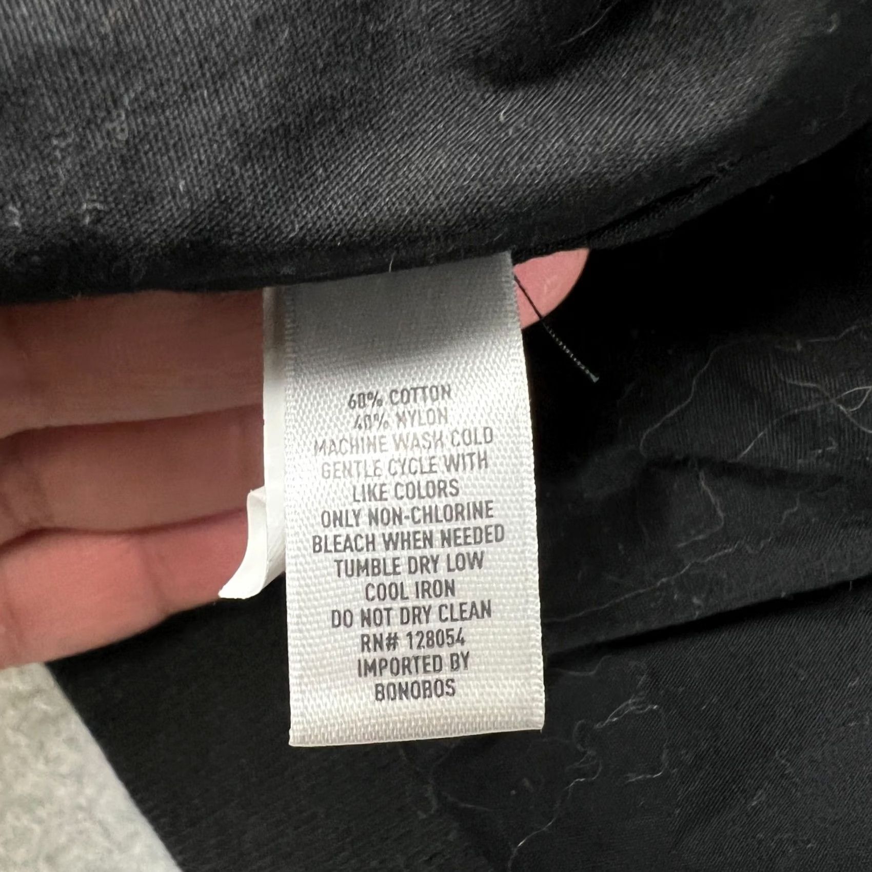 Bonobos Bonobos Bomber Jacket Satin Full Zip XL Mens Black Coat Size US XL / EU 56 / 4 - 5 Thumbnail