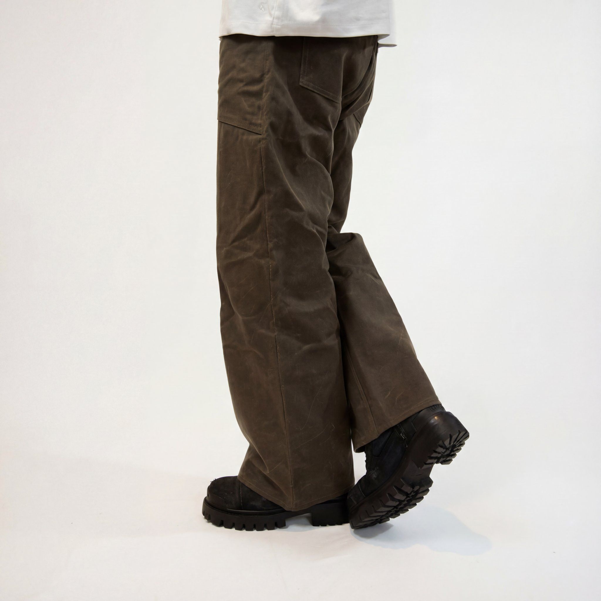 Vintage Waxed Military Pants Size US 32 / EU 48 - 2 Thumbnail