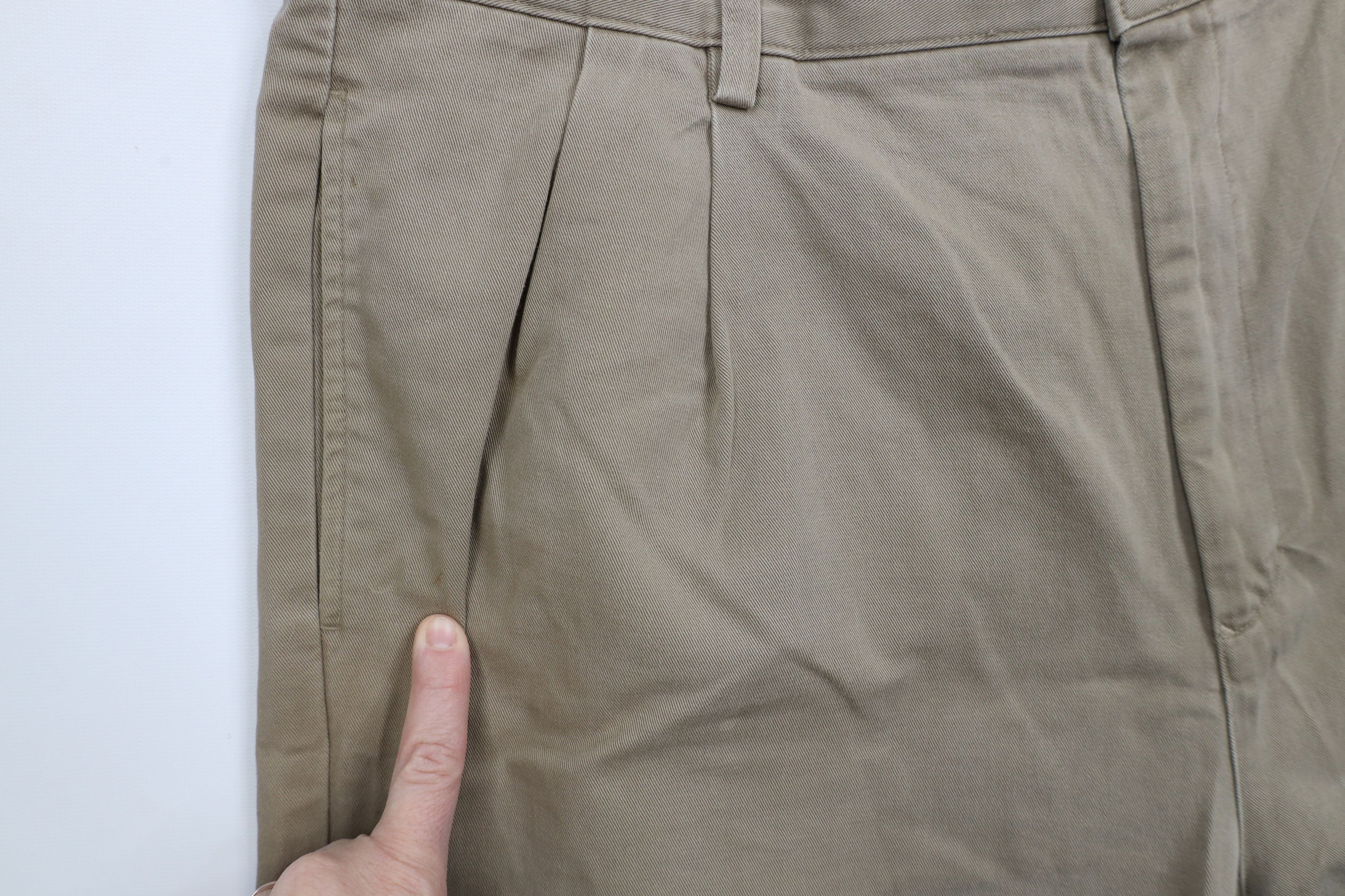 Tommy Hilfiger × Vintage Vintage 90s Tommy Hilfiger Pleated Wide Leg Chino Pants Size US 40 / EU 56 - 6 Thumbnail