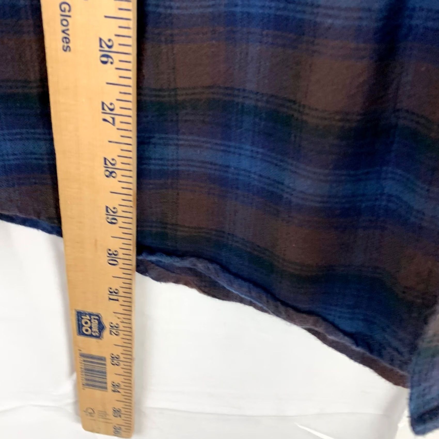 Pendleton Pendleton Mason Button Down Shirt Mens XL Blue Brown Plaid Cotton Flannel Size US XL / EU 56 / 4 - 4 Thumbnail