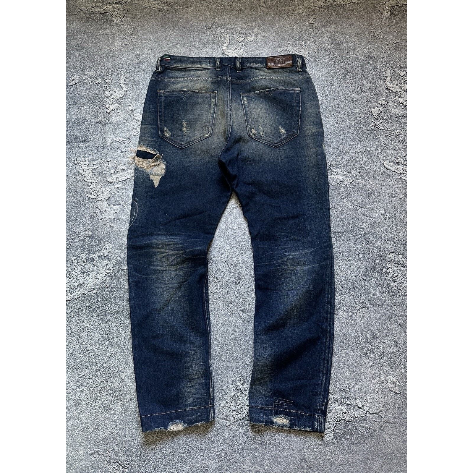 Diesel Diesel Women’s Wash Distressed StyleBoyfriend Denim Pants Size 27" / US 4 / IT 40 - 2 Thumbnail