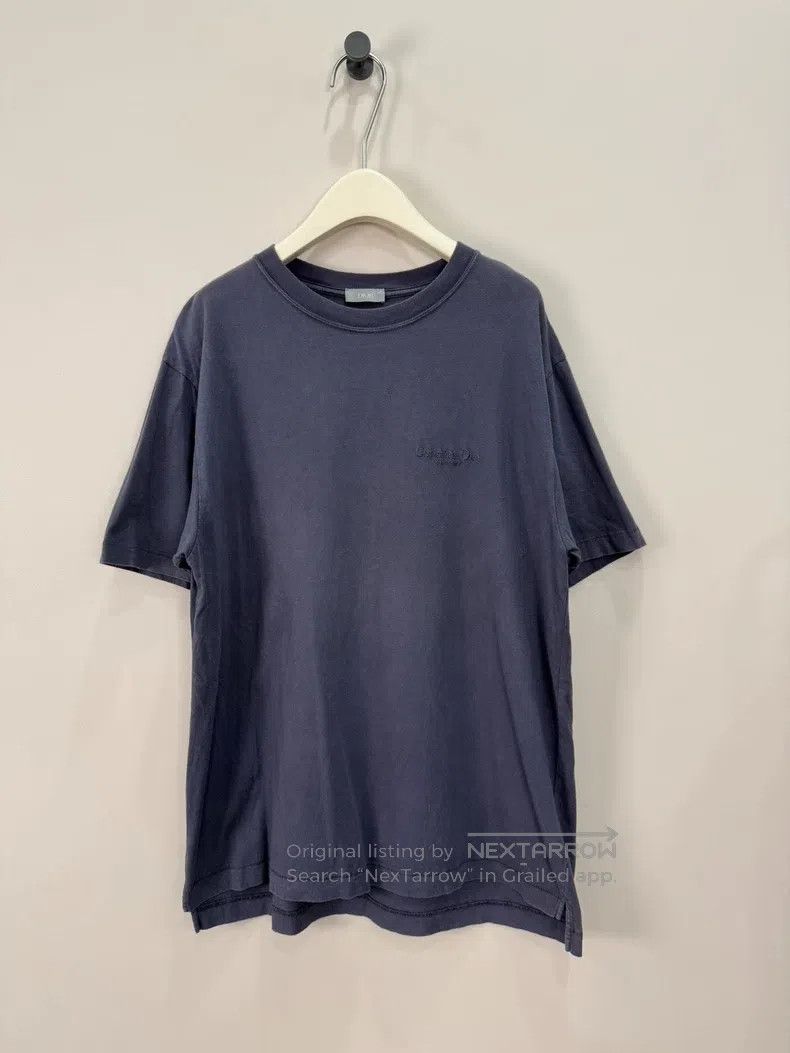 Dior Dior Embroidered slogan washed short sleeves Size US XXL / EU 58 / 5 - 1 Thumbnail