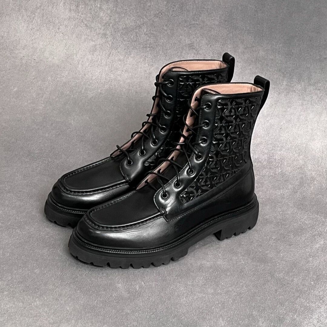 Salvatore Ferragamo Salvatore Ferragamo Leather Black Boots 7.5 Men Size US 7.5 / EU 40-41 - 1 Thumbnail