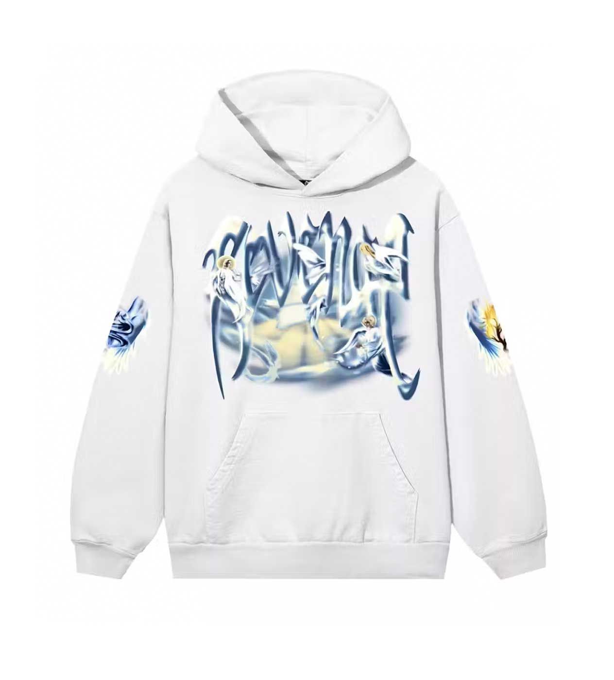 Revenge Angel Arch Logo Hoodie White Size US XL / EU 56 / 4 - 1 Thumbnail