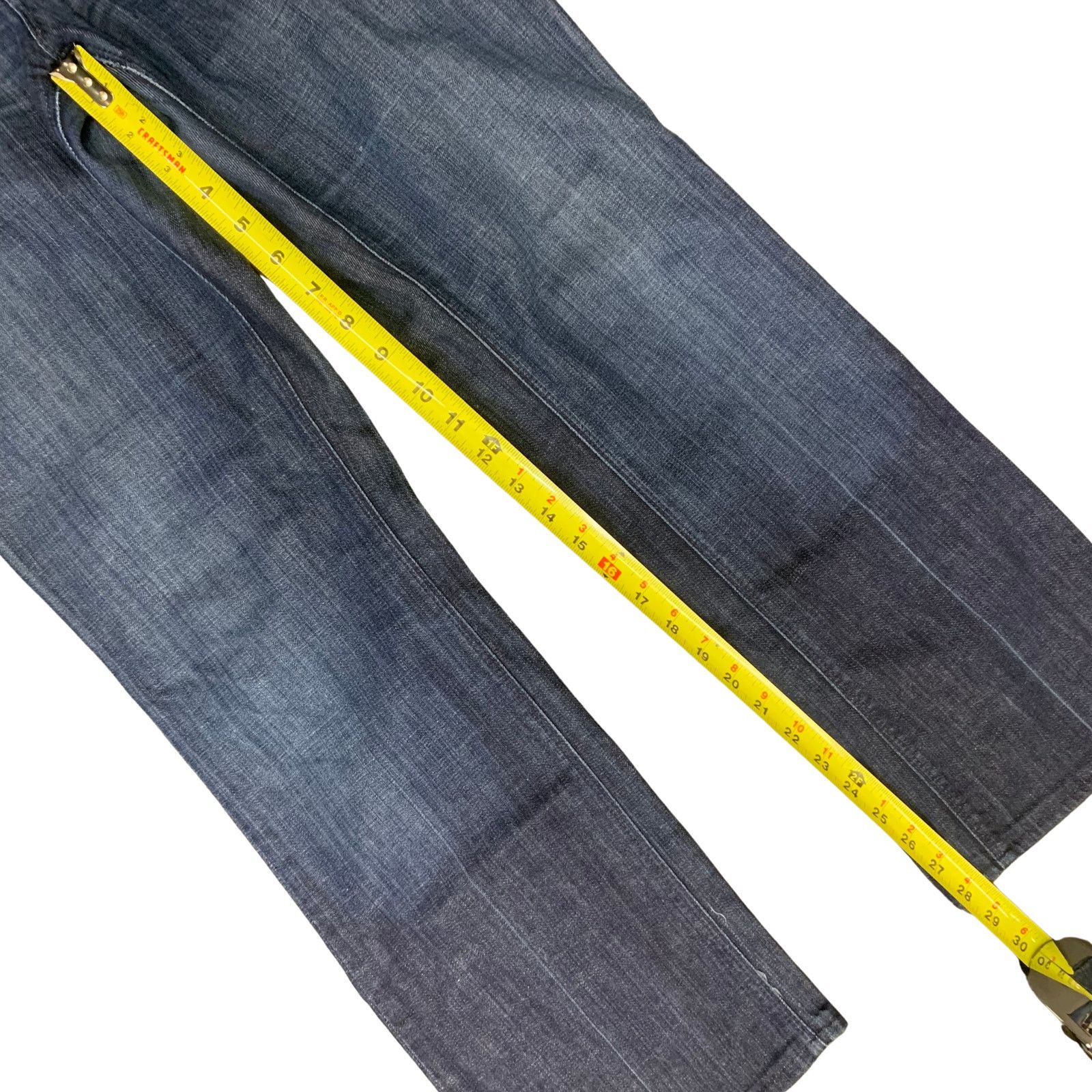 7 For All Mankind 7 For All Mankind Dark Wash High Waist Bootcut Jeans Size 31" - 6 Thumbnail