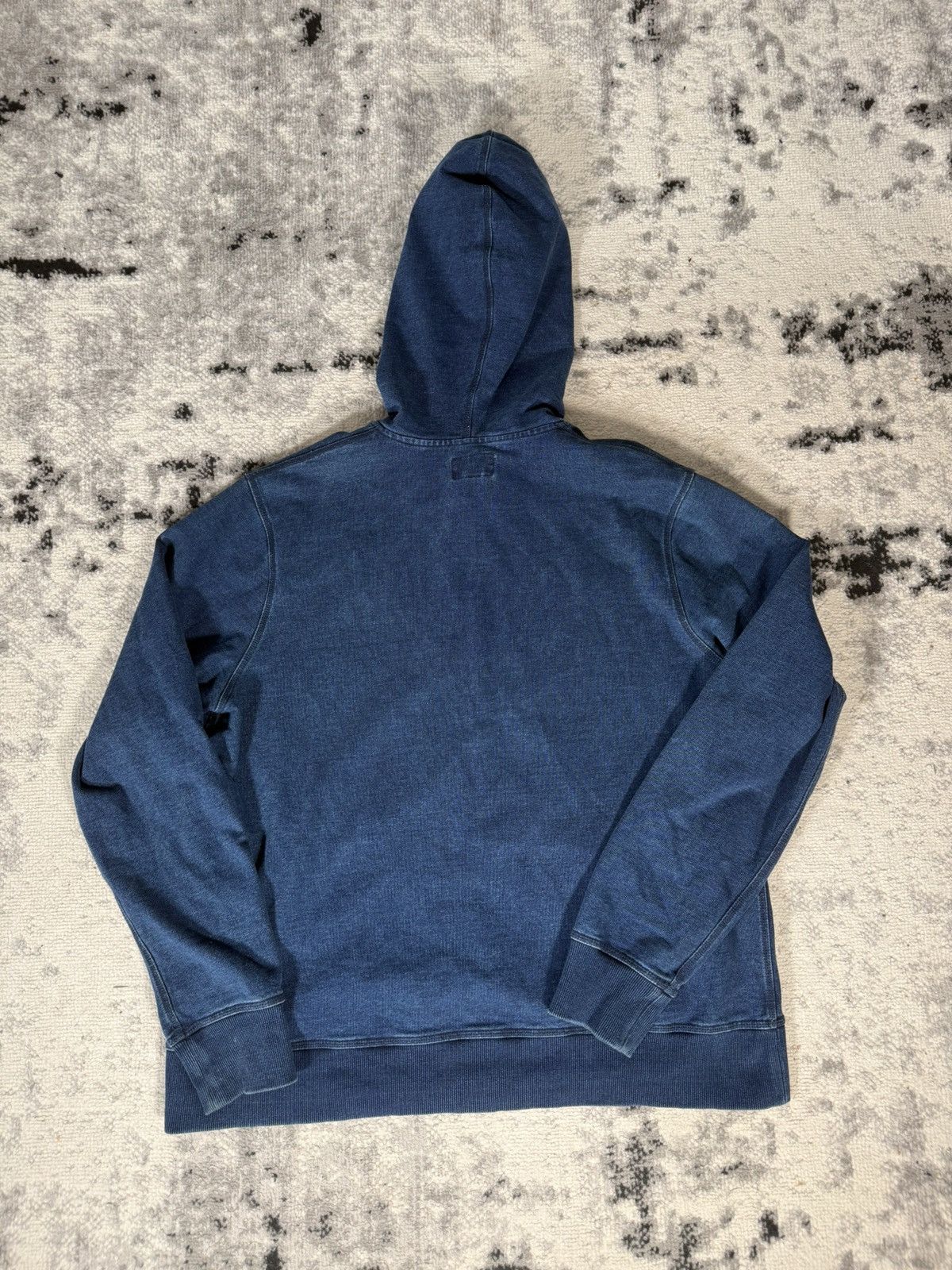 True Religion Y2K True Religion Cotton Denim Effect Zip-Up Hoodie Size US XL / EU 56 / 4 - 4 Thumbnail