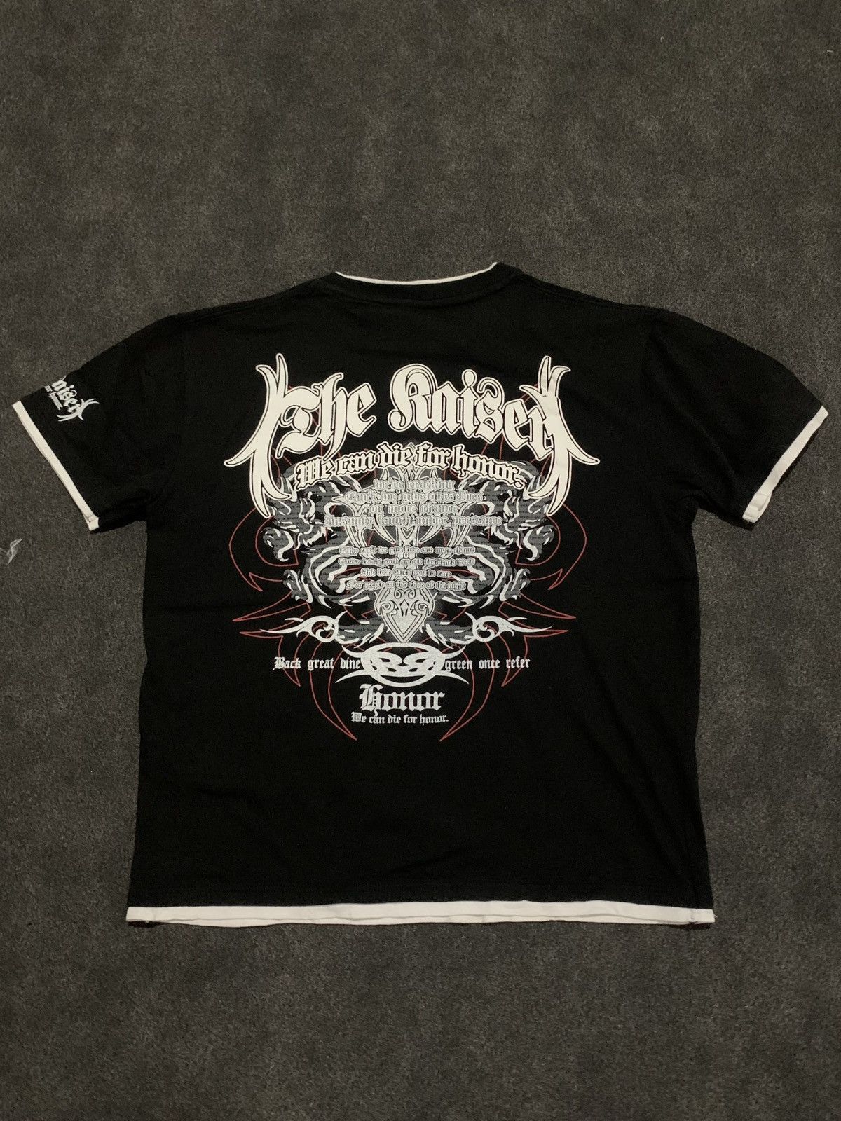 Japanese Brand Y2k Beumere Dragon Cross "The Raised" Graphic T-Shirt Size US L / EU 52-54 / 3 - 2 Thumbnail