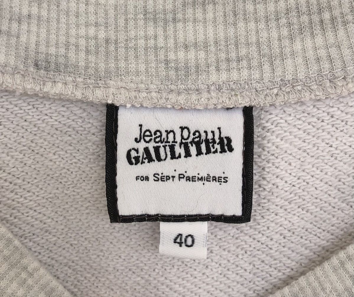 Jean Paul Gaultier SS01 JEAN PAUL GAULTIER Striped Cotton Sweatshirt Size L / US 10 / IT 46 - 12 Thumbnail