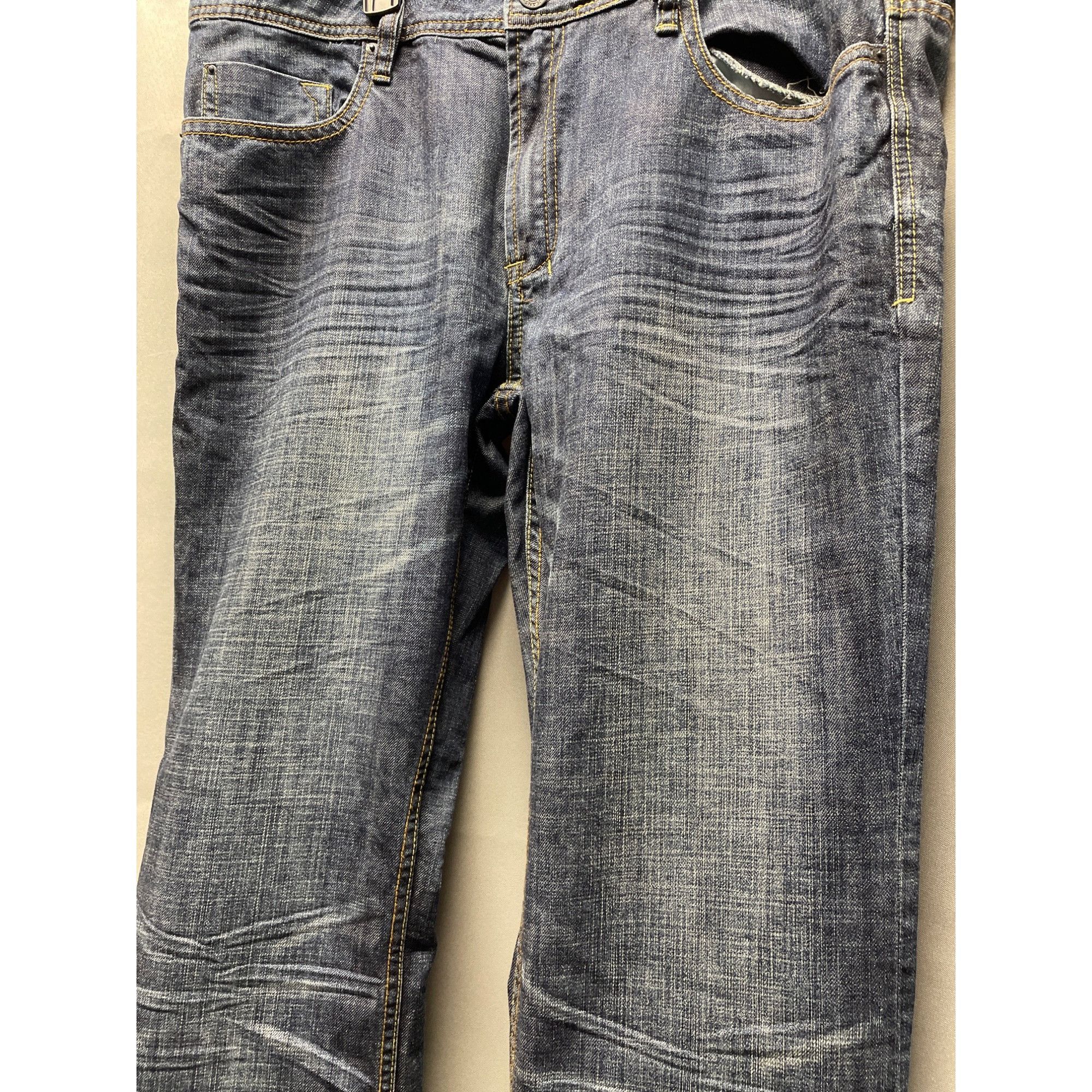 Other Buffalo Dukes Men's Blue Straight Cut Jeans Size 38 x 32 SK Size US 38 / EU 54 - 2 Thumbnail