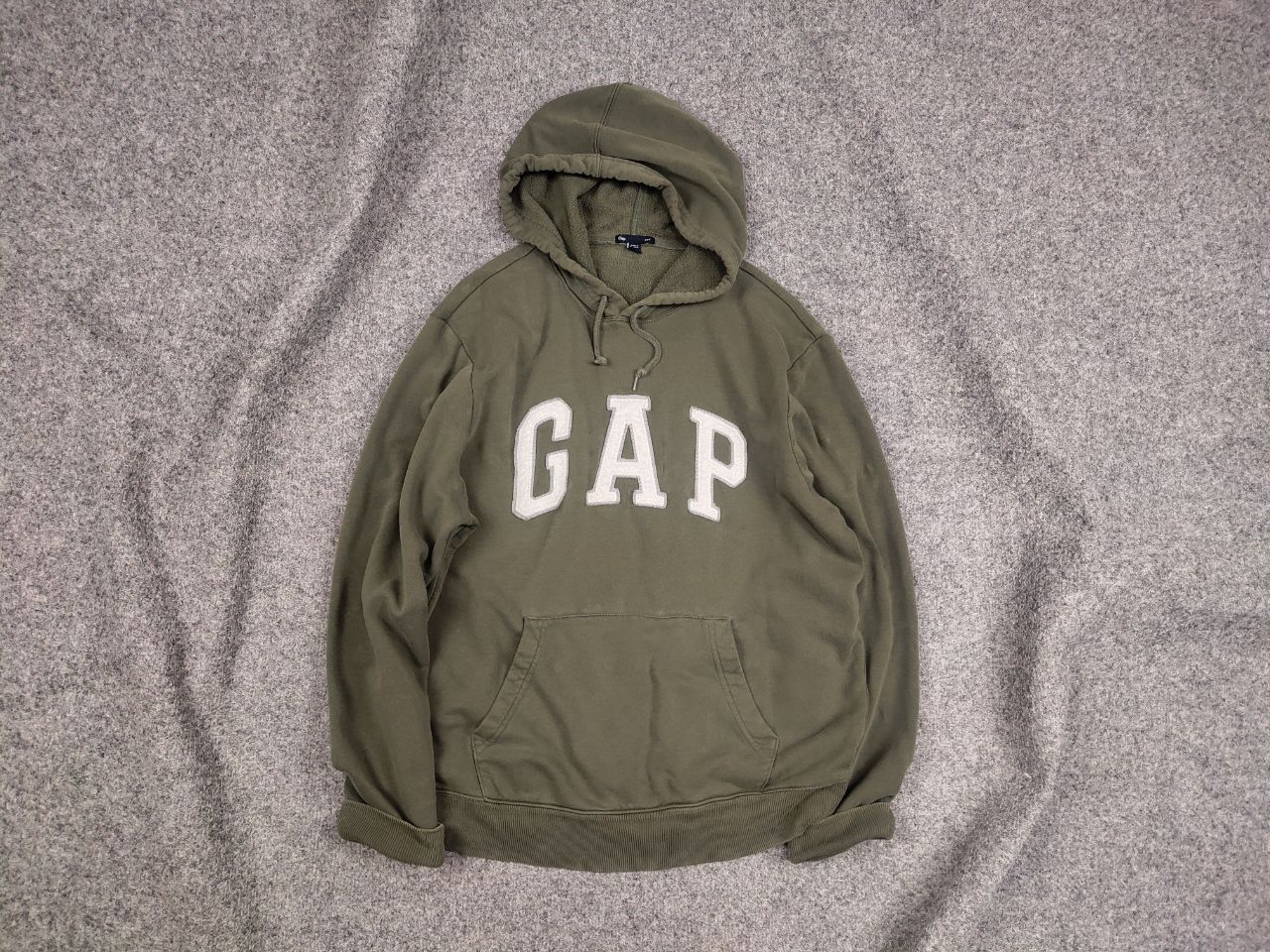 Gap Vintage Gap Military Green Logo Classic Hoodie Y2K style Size US M / EU 48-50 / 2 - 1 Thumbnail