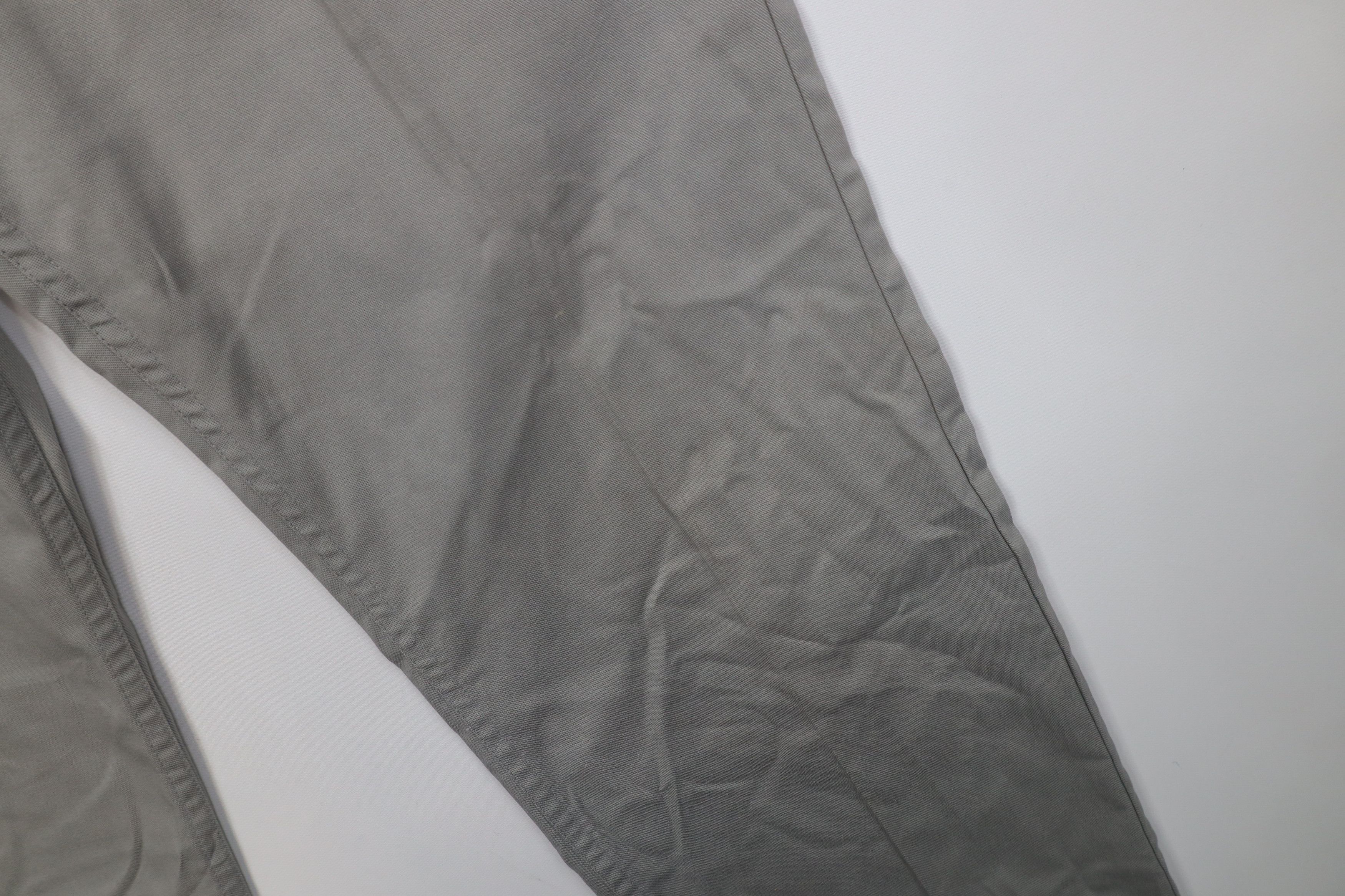 Vintage Vintage 70s Streetwear Flared Wide Leg Twill Pants Gray Size US 36 / EU 52 - 6 Thumbnail