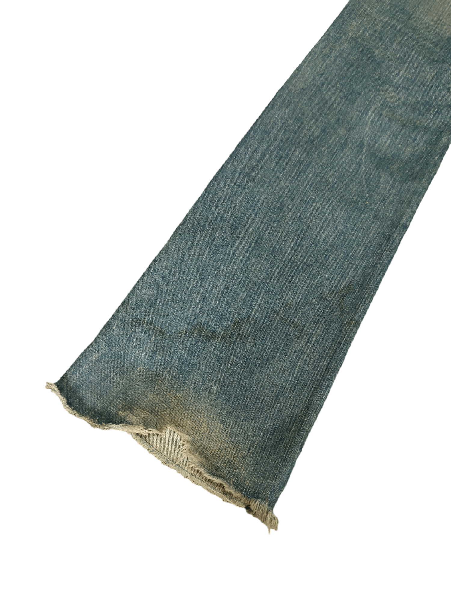If Six Was Nine Flare Jeans Taverniti Release Hem Distress Boot Cut Low Rise Size US 27 - 19 Thumbnail