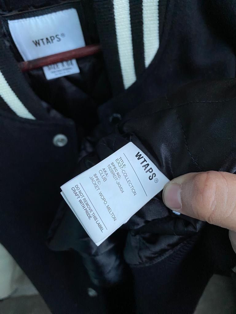 Wtaps Club Melton Varsity Jacket Size US XL / EU 56 / 4 - 7 Thumbnail
