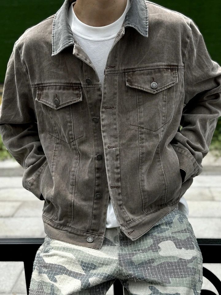 Japanese Brand × Vintage Denim Jacket Casual Loose Vintage Size US L / EU 52-54 / 3 - 8 Thumbnail