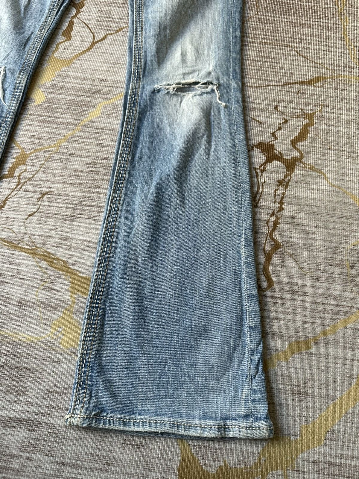 Rock Revival FLARE Rock Revival Distressed Jeans Size 28" / US 6 / IT 42 - 8 Thumbnail