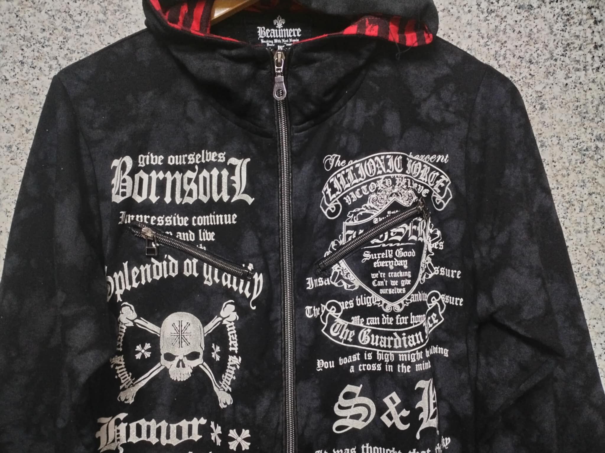 Japanese Brand × Seditionaries × Vintage Beaumere Punk Poem sweatshirts Punk Style very rare Size US M / EU 48-50 / 2 - 3 Thumbnail