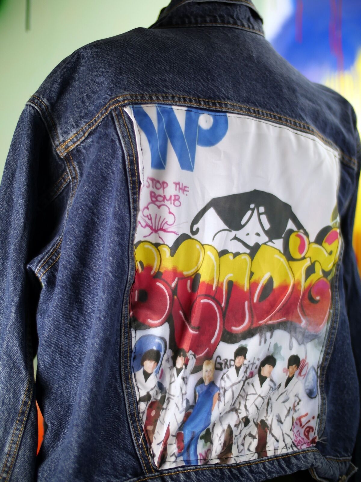 Old Navy Blondie 80's Denim Jean jacket Size US L / EU 52-54 / 3 - 1 Thumbnail