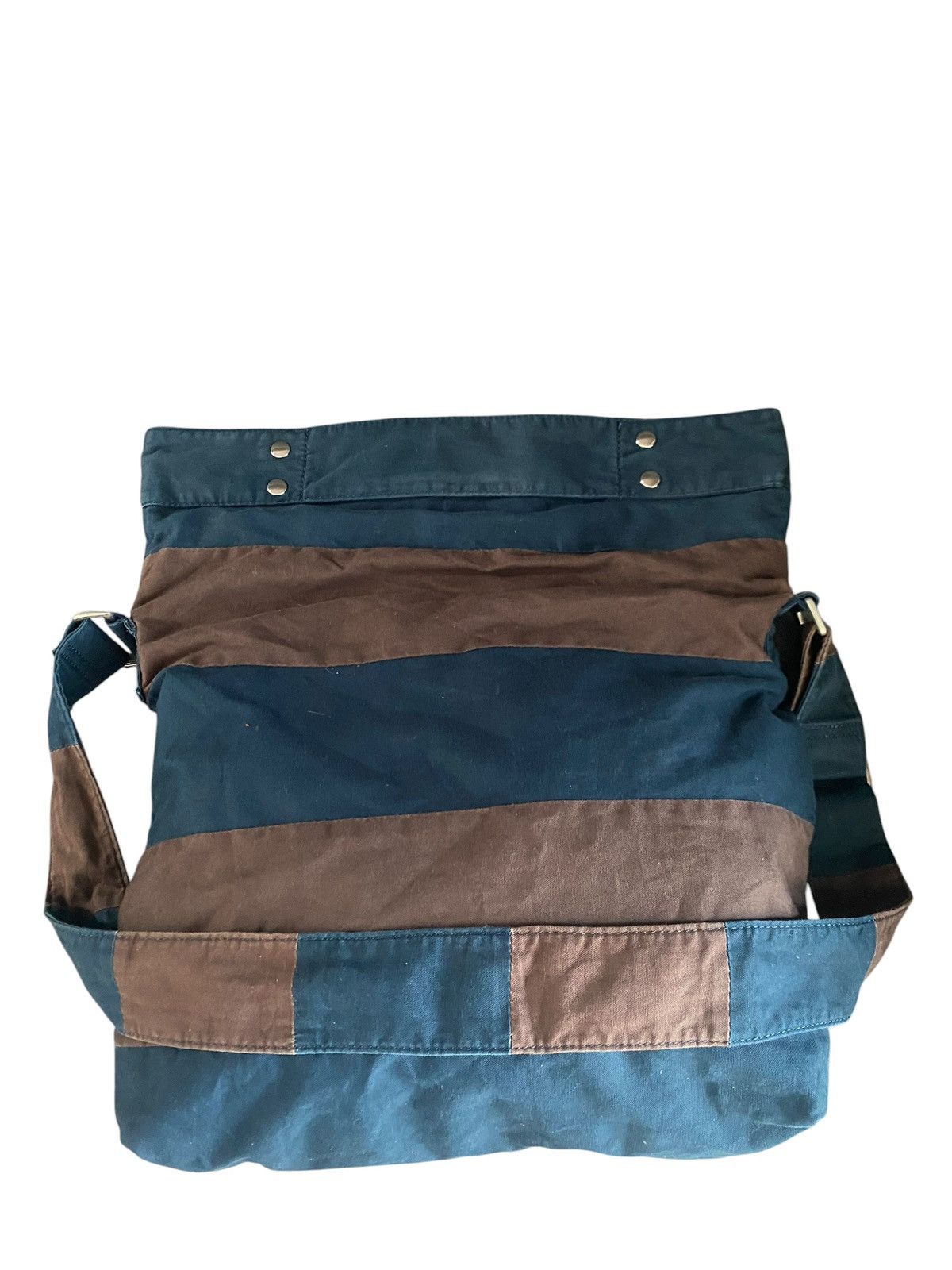 Issey Miyake Archive Japanese Designer Sunao Kuwahara IS Stripe Bag Sling Size ONE SIZE - 4 Thumbnail