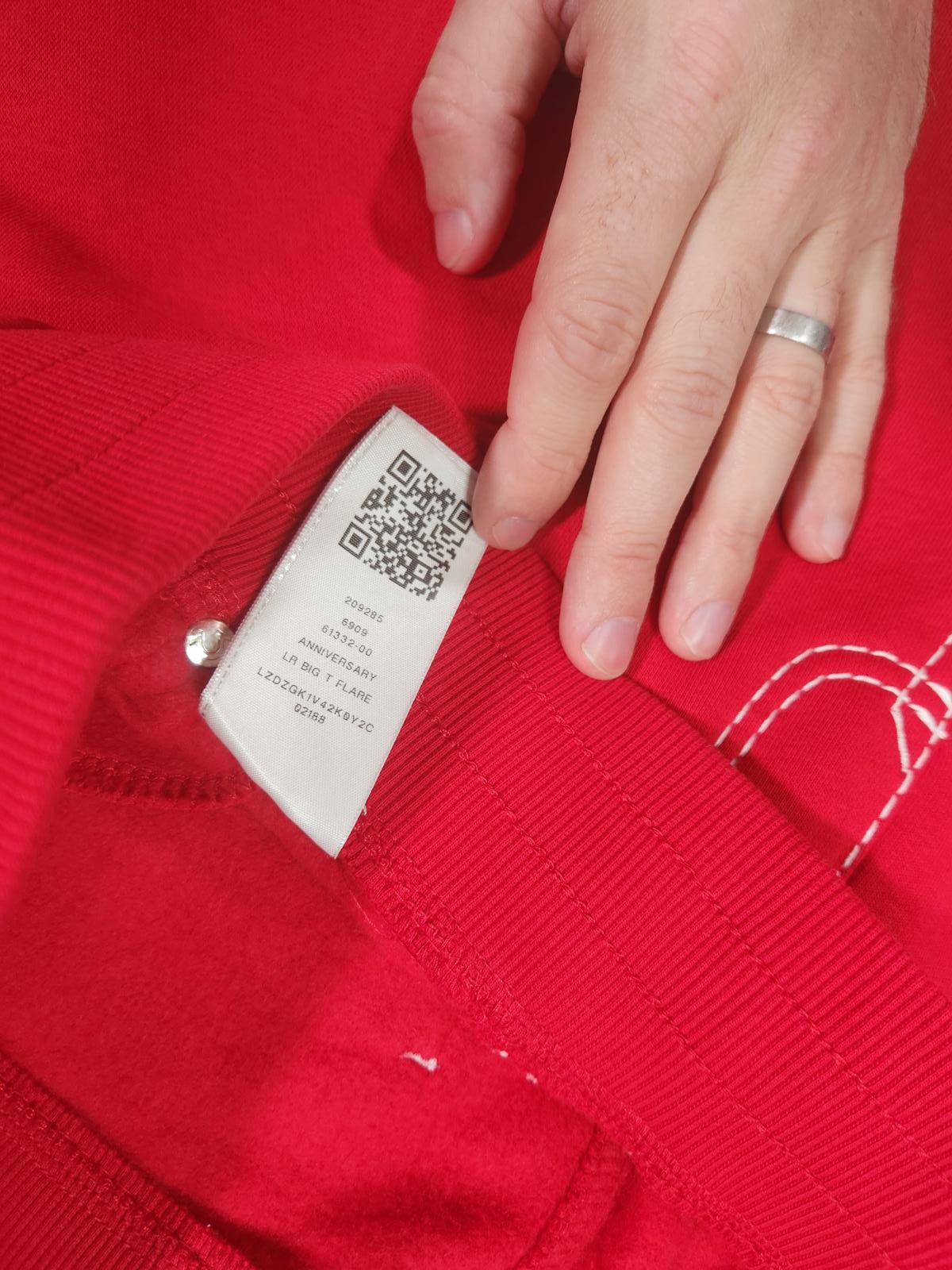 True Religion NEW True Religion Pull-On Flare Jeans Red Anniversary Large Size 36" / US 14 / IT 50 - 4 Thumbnail