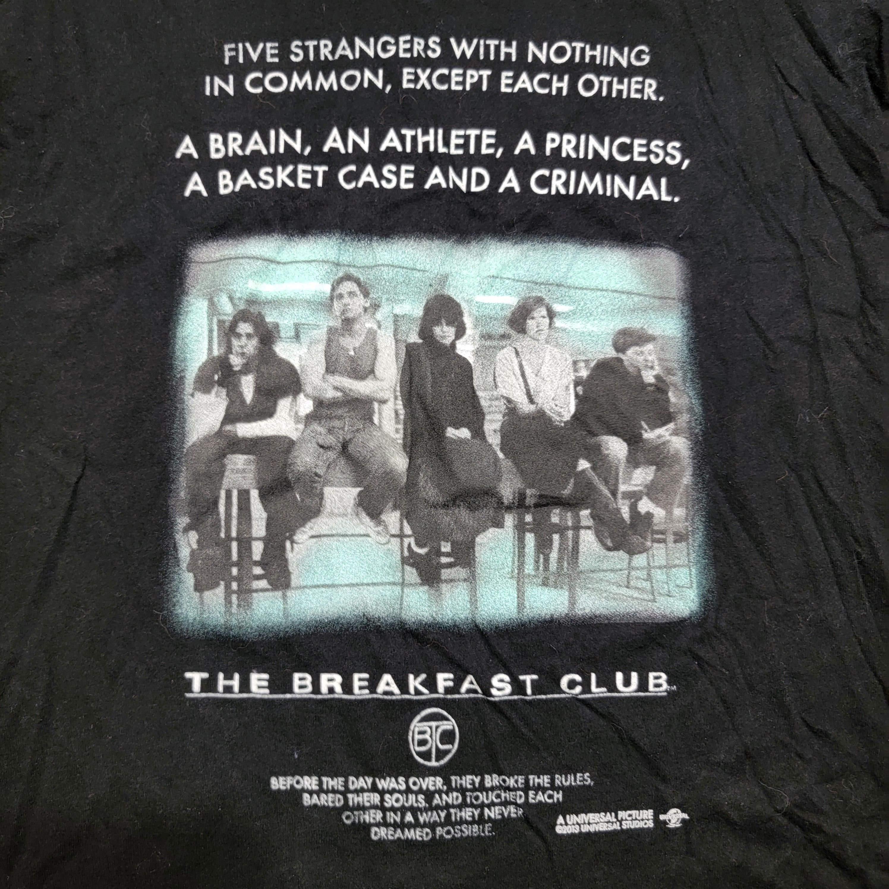 Other The Breakfast Club Graphic SS Black Tee - Size Junior Medium Size M / US 6-8 / IT 42-44 - 2 Thumbnail