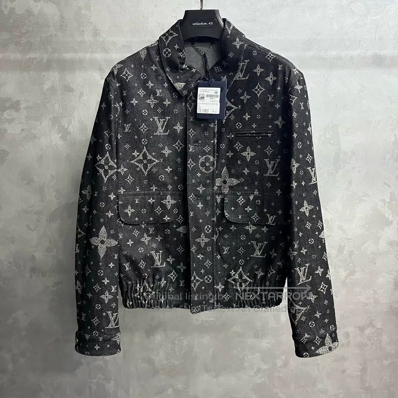 Louis Vuitton Louis Vuitton Black Gypsophila Splash Logo Full Printed Si Size US M / EU 48-50 / 2 - 1 Thumbnail