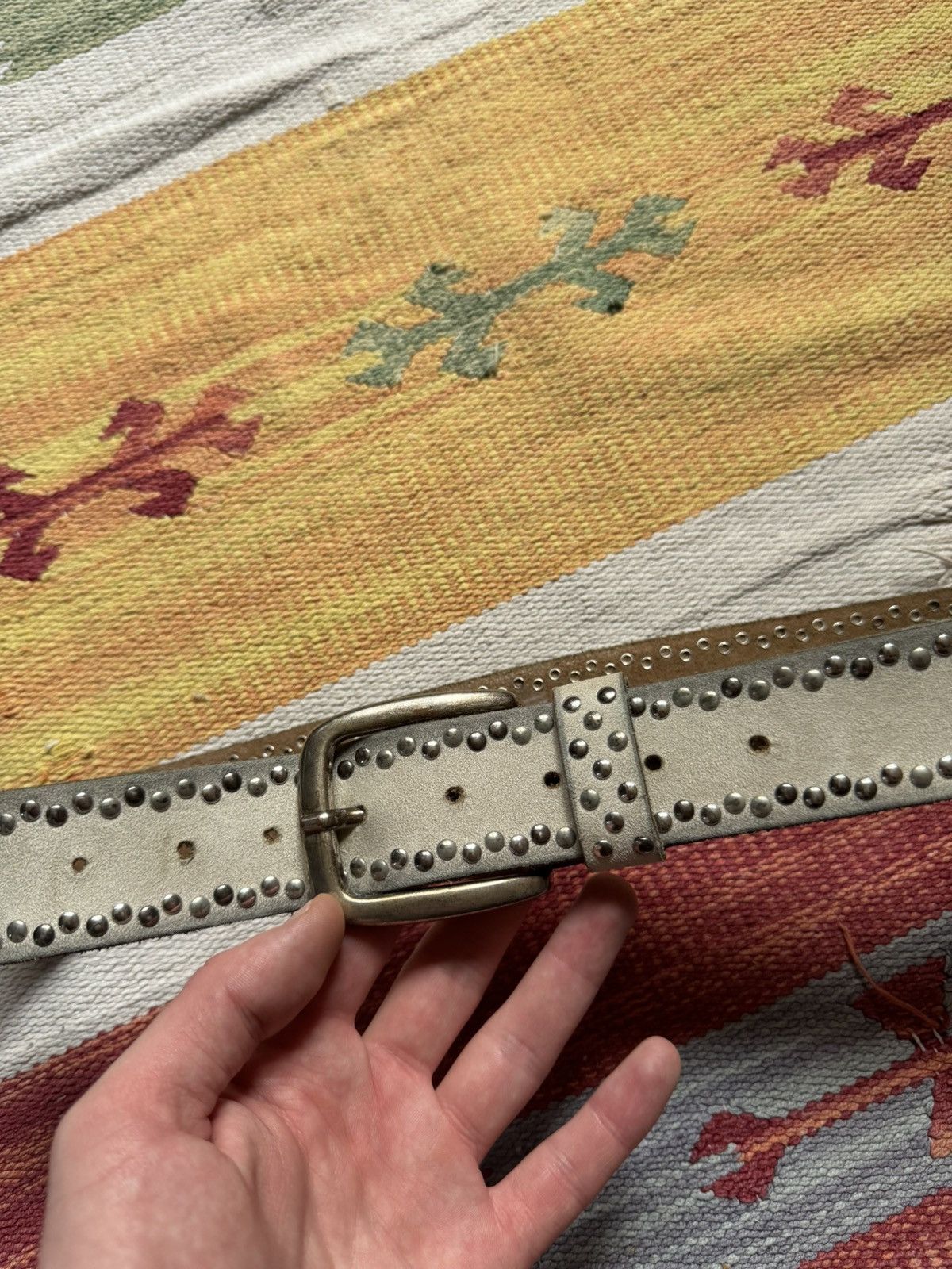 Genuine Leather Vintage Genuine Leather Made In Germany Western Cowboy Belt Size ONE SIZE - 2 Thumbnail