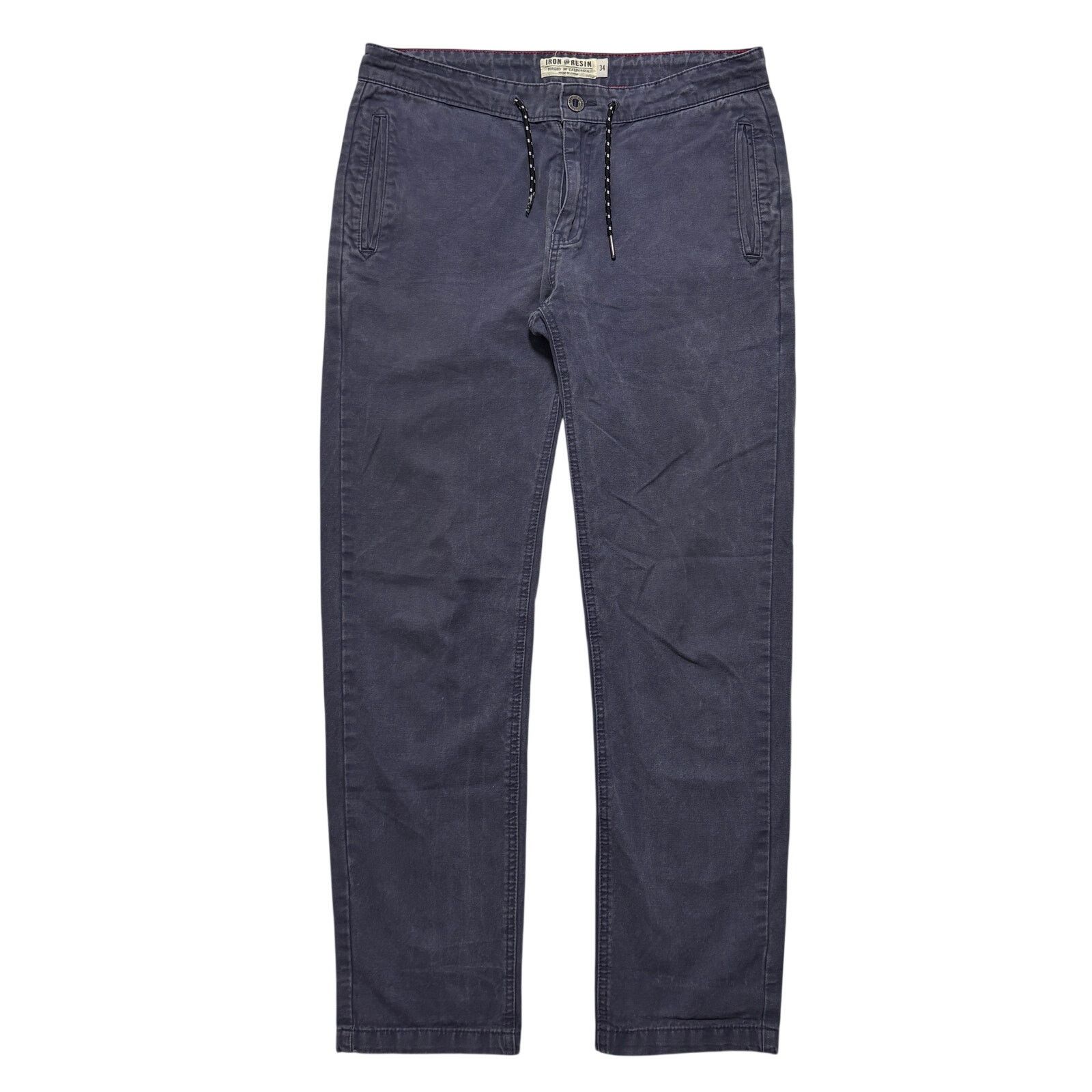 Iron & Resin Iron And Resin Drawstring Ripstop Joggers Pants Navy 34 Size US 34 / EU 50 - 1 Thumbnail