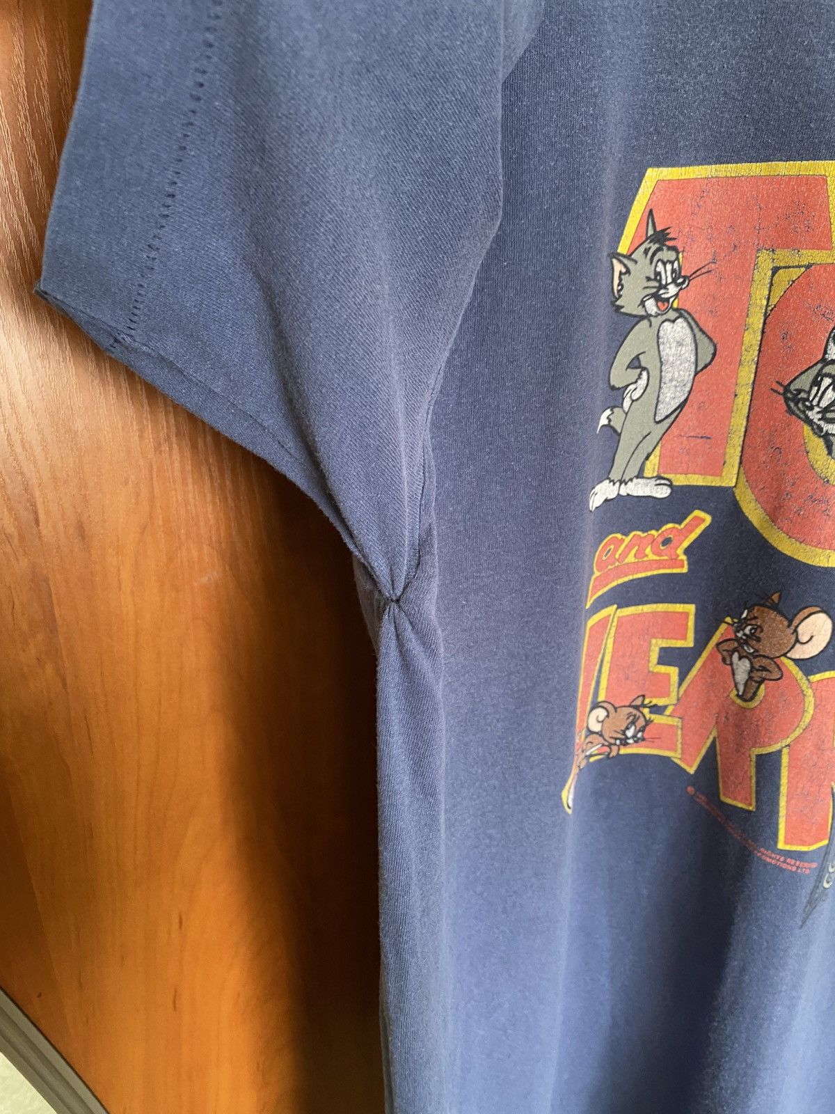 Cartoon Network × Vintage ❗️VINTAGE 1993 TOM AND JERRY DOUBLE SIDE PRINT TEE 90s❗️ rare Size US XL / EU 56 / 4 - 6 Thumbnail