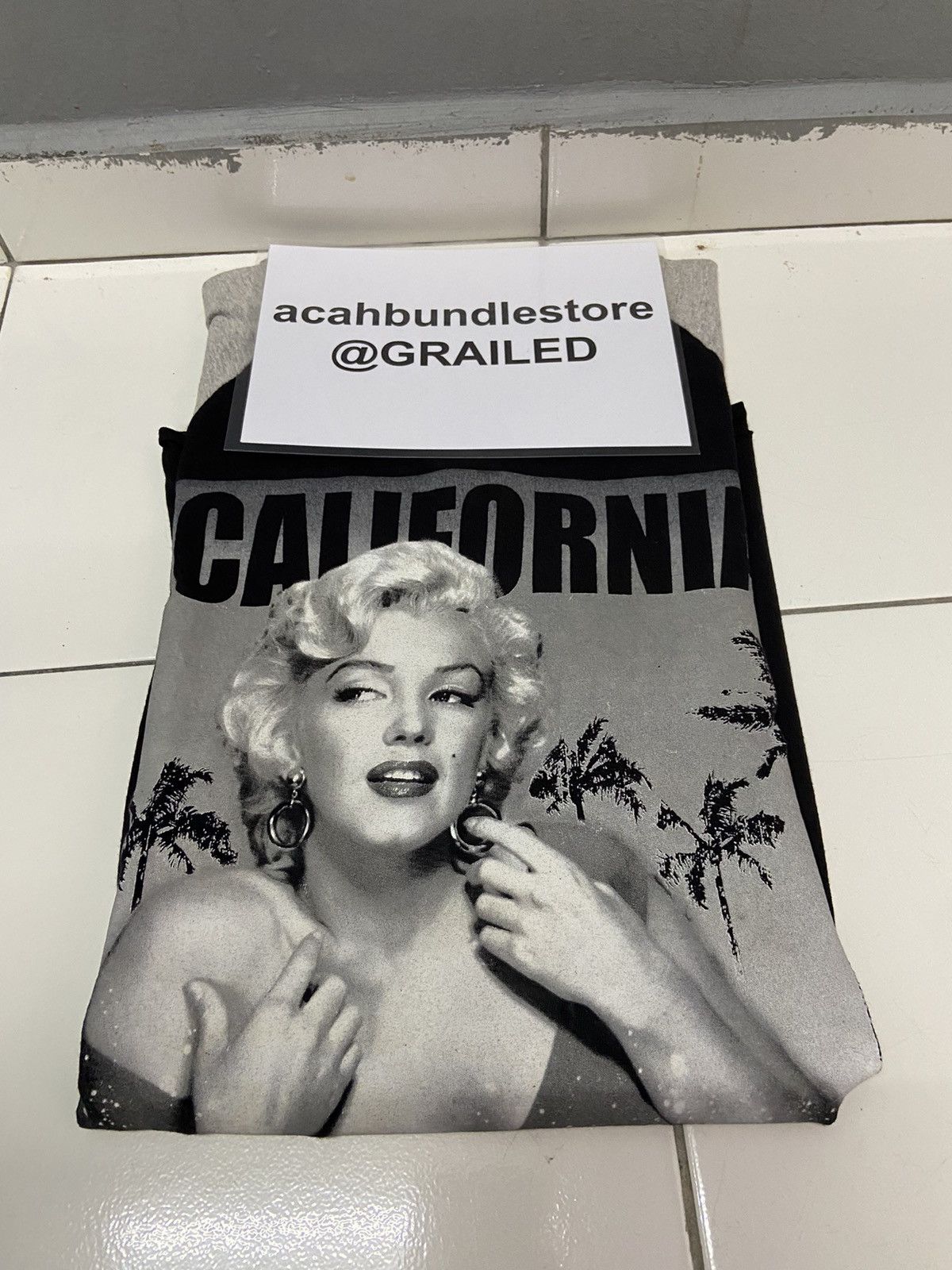 Band Tees MARILYN MONROE CALIFORNIA LOVE 3/4 SLEEVE RAGLAN TEE Size XL / US 12-14 / IT 48-50 - 10 Thumbnail