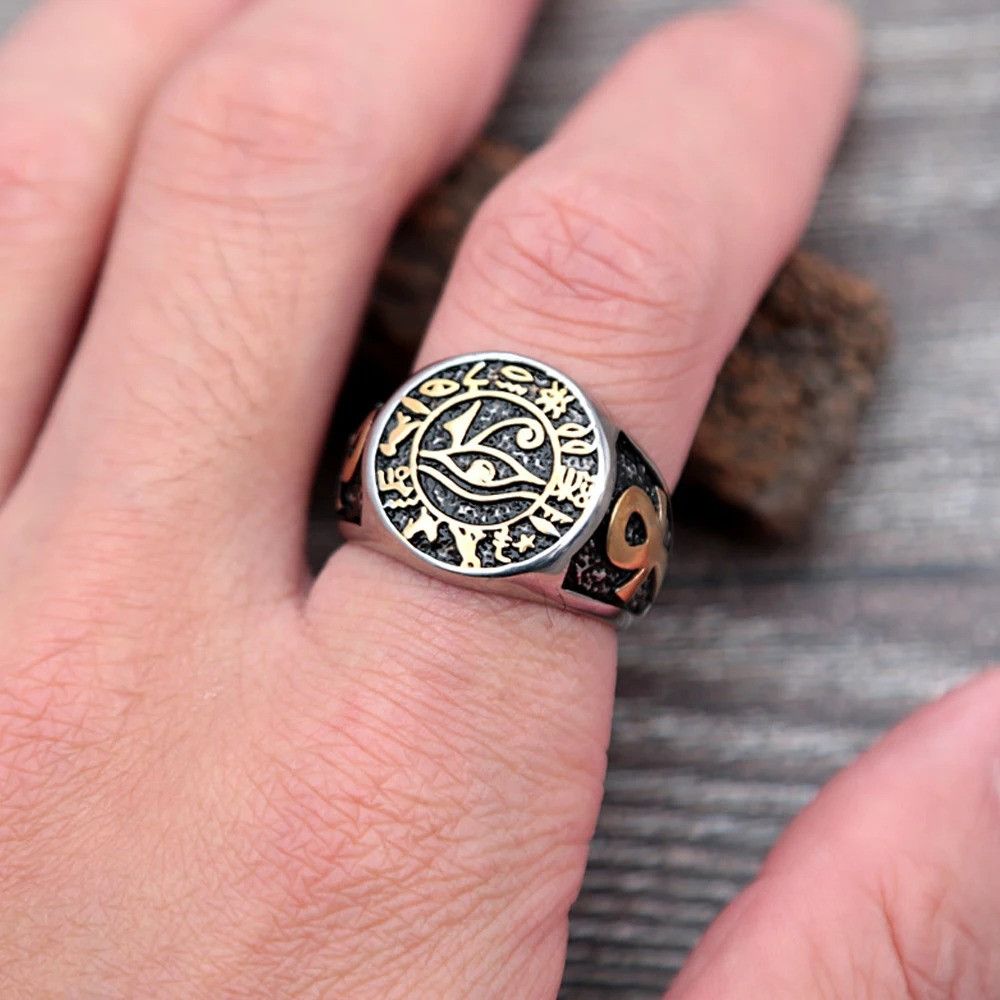 Other Egyptian Eye Ring Size ONE SIZE - 1 Thumbnail