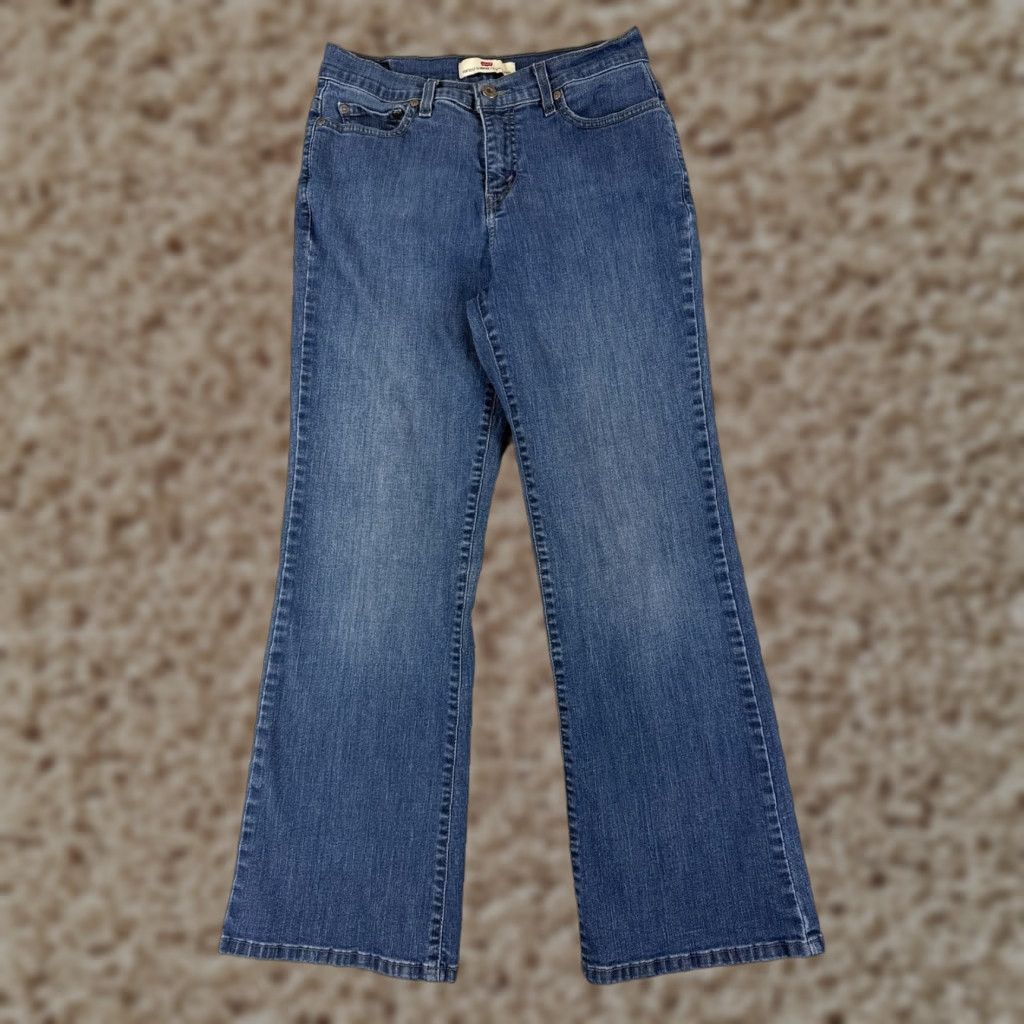 Levi's Levi's Jeans Women Jeans Bootcut Mid 512 Perfectly Slimming Blue 26x27 Juniors 10 Denim Pants Comfort 5-Pocket Modern American 90s? Size 32" / US 10 / IT 46 - 1 Thumbnail
