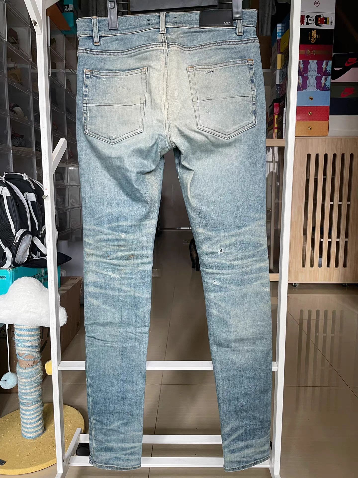 Amiri Amiri Washed Blue Jeans Size US 32 / EU 48 - 2 Thumbnail